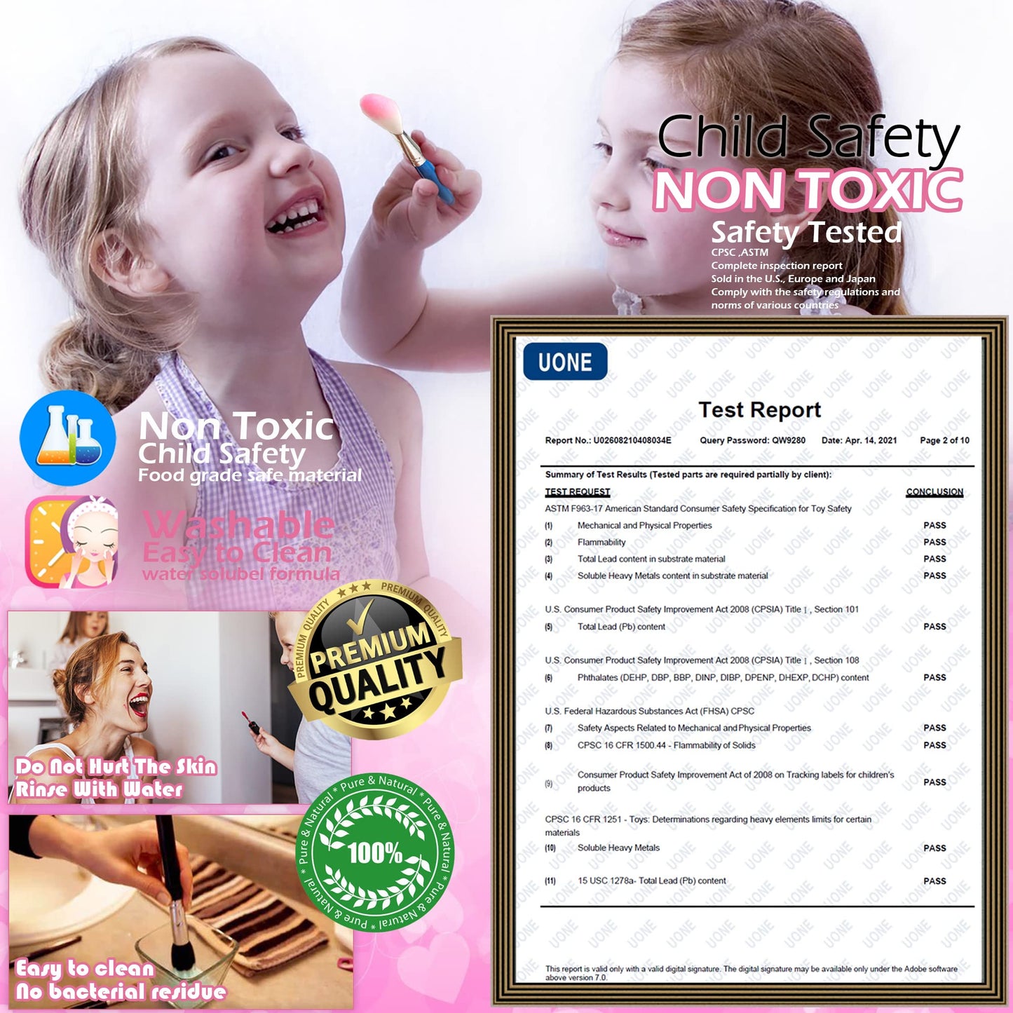 Kids Makeup Sets for Girls - Girls Makeup kit Age 4-6, Play Make Up Kit,Maquillaje para Niñas,Toys for Little Girl,Princess Toddler Kid Stuff Ages3-12 Year Old Girl Birthday Gifts