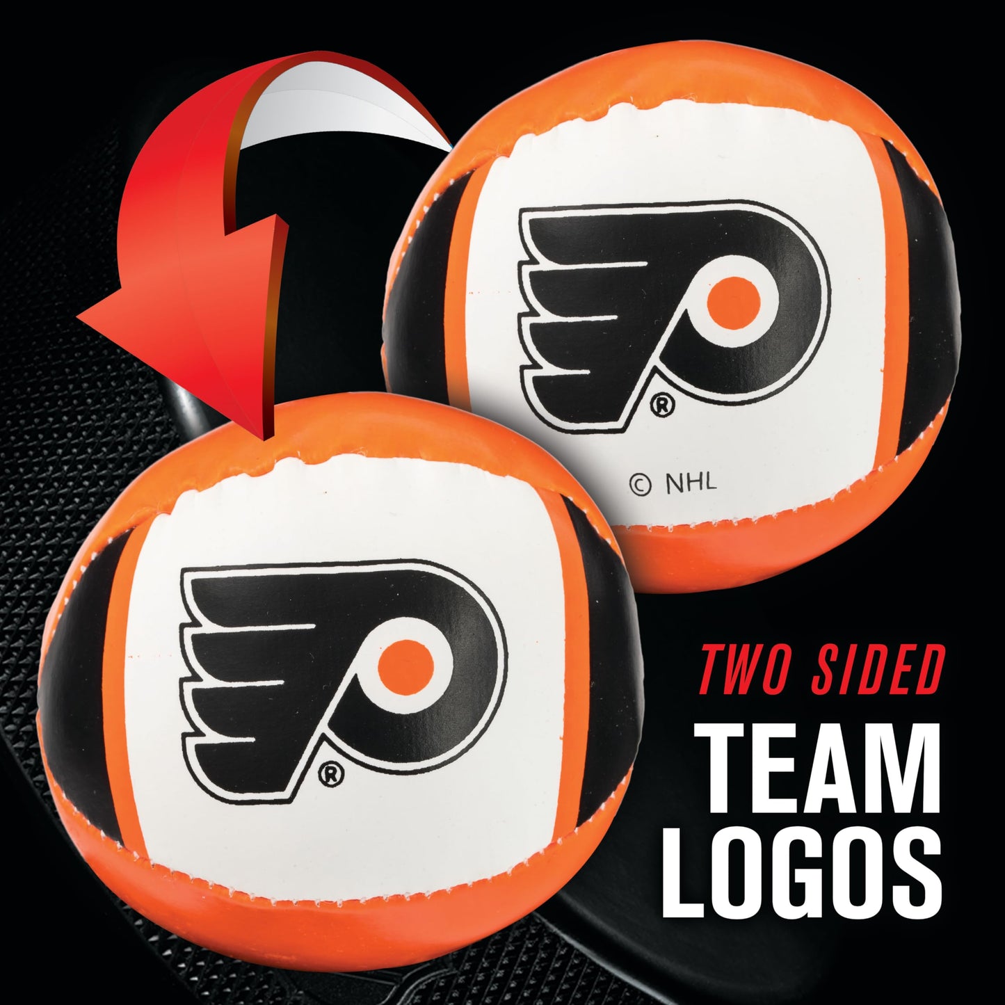 Franklin Sports NHL Philadelphia Flyers Softsport Hockey Set, Youth One Size
