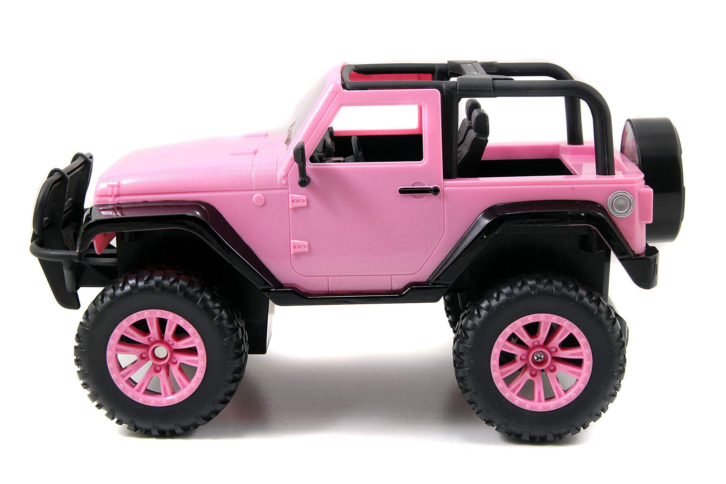 Girlmazing 1:16 Jeep Wrangler RC Radio Control Cars, Toys for Kids (Pink)