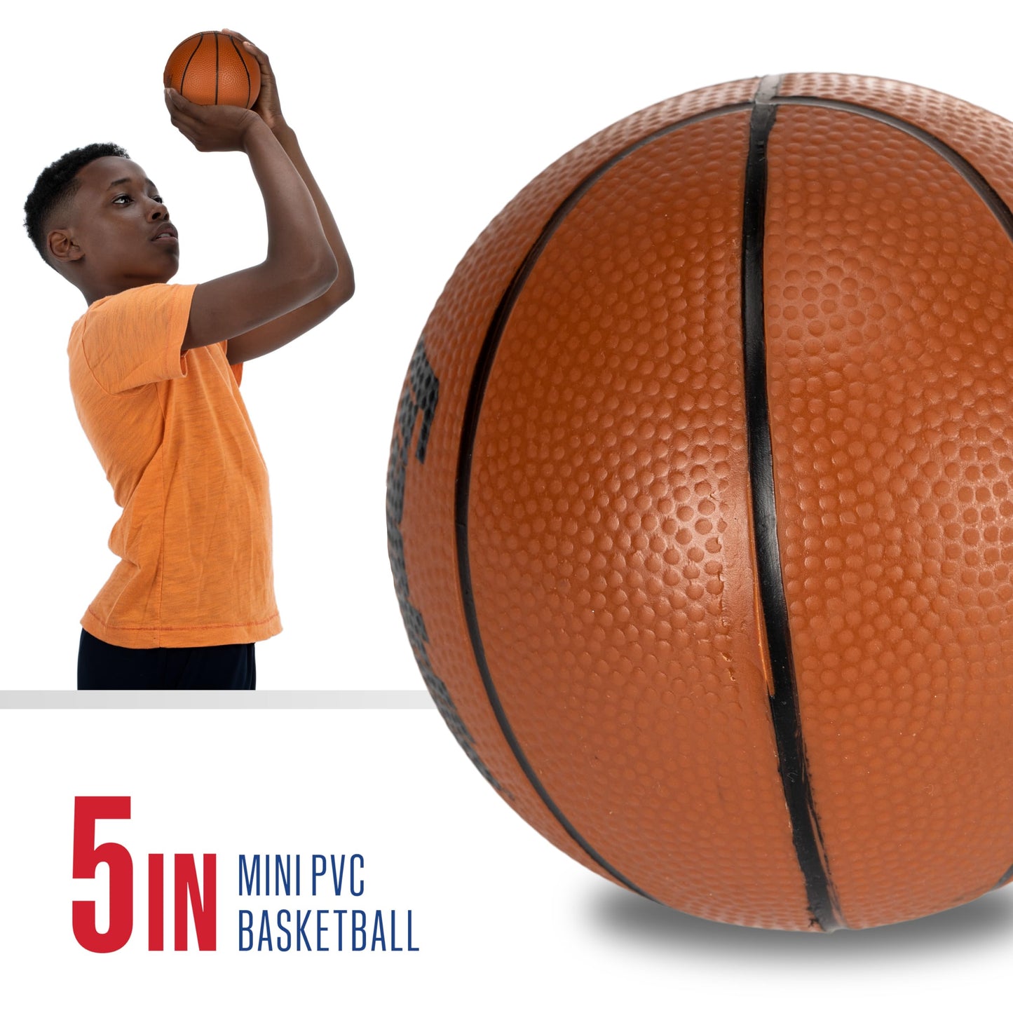 Franklin Sports Kansas Over the Door Basketball Hoop - Kids Indoor Basketball Hoop with Mini Ball - Fan Shop Toy for Bedroom + Office - Over the Door Set