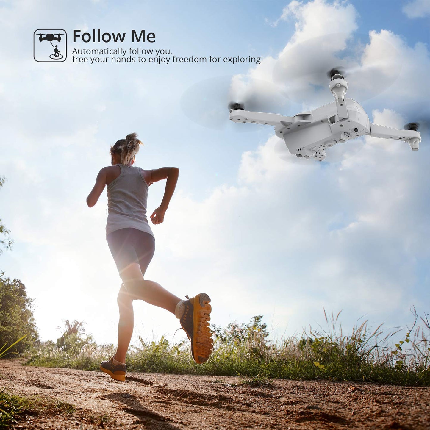 Holy Stone HS175 Drone with Camera for Adults 2K UHD, GPS Auto Return, 5GHz FPV RC Quadcopter Follow Me, Waypoints, Circle Fly, Optical Flow, Headless Mode, 2 Batteries for 40 Min and Carrying Case