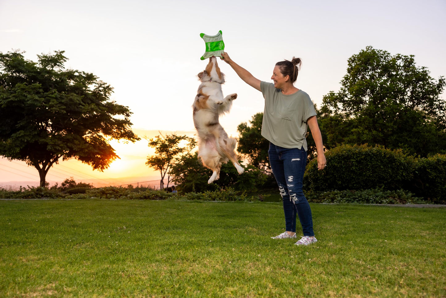 Chuckit! Flying Glow Squirrel Fetch Dog Toy, (10.5 Inch Length), Glow in the Dark Dog Toy, Pack of 1, Size Medium, for All Breeds and Sizes