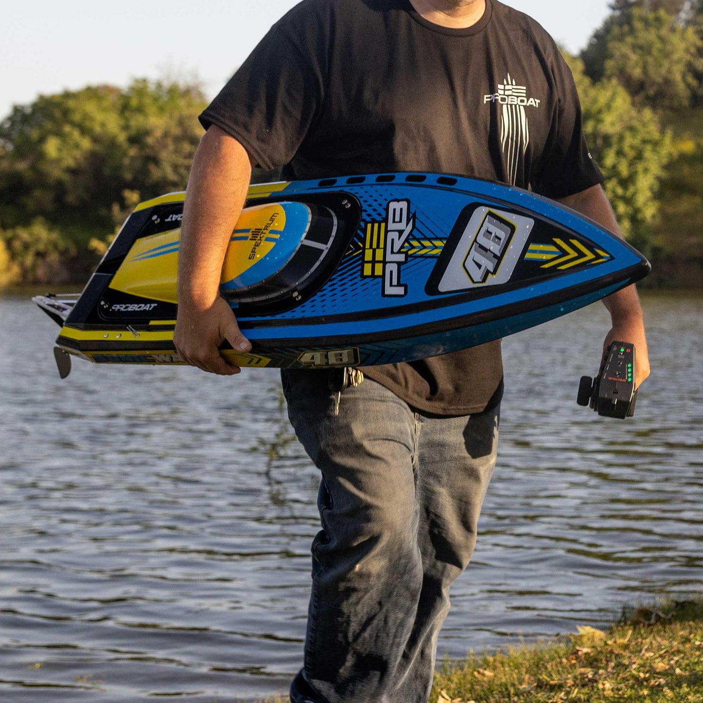 Pro Boat Super Sonicwake RC Boat 48" 8S Self Righting BL RTR Battery and Charger Not Included PRB08052