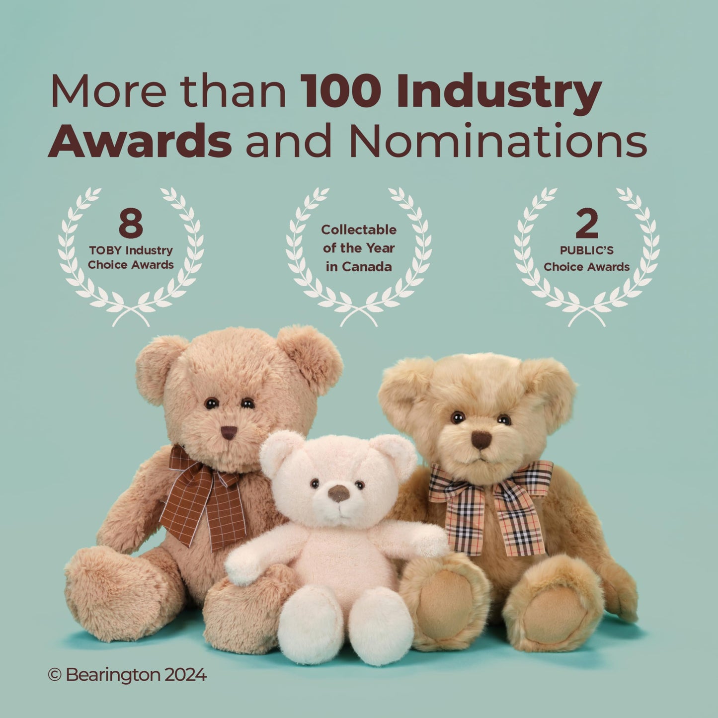 Bearington Woody The Black Teddy Bear Stuffed Animal - Black Teddy Bears Plush Toy with Soft Faux Fur and Lifelike Details - Adorable Cuddly Gift for Kids, Toddlers, and Animal Lovers