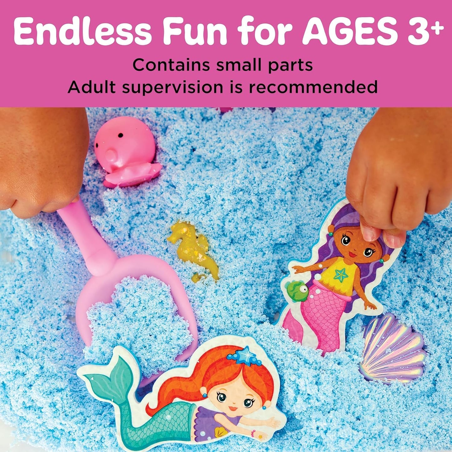 Creativity for Kids Sensory Bin: Mermaid - Mermaid Toys and Sensory Bins for Toddlers, Sensory Box and Bin Filler, Toddler Activities and Gifts for Girls (Ages 3+)