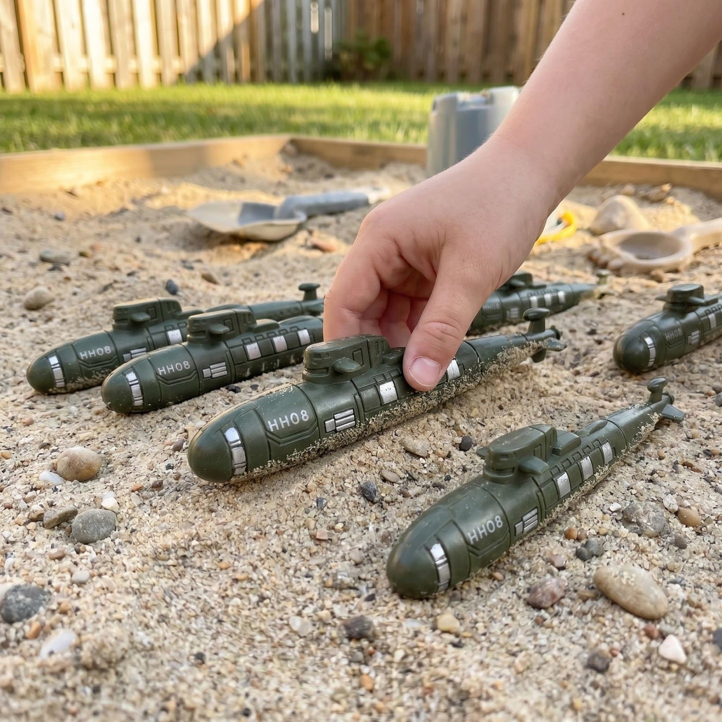 Abaodam 24 Pcs Navy Submarine Model, Realistic Military Submarines Toy for Sandbox Battle Scene and Education, Miniature Naval Ship Ornaments for Boys and Adults