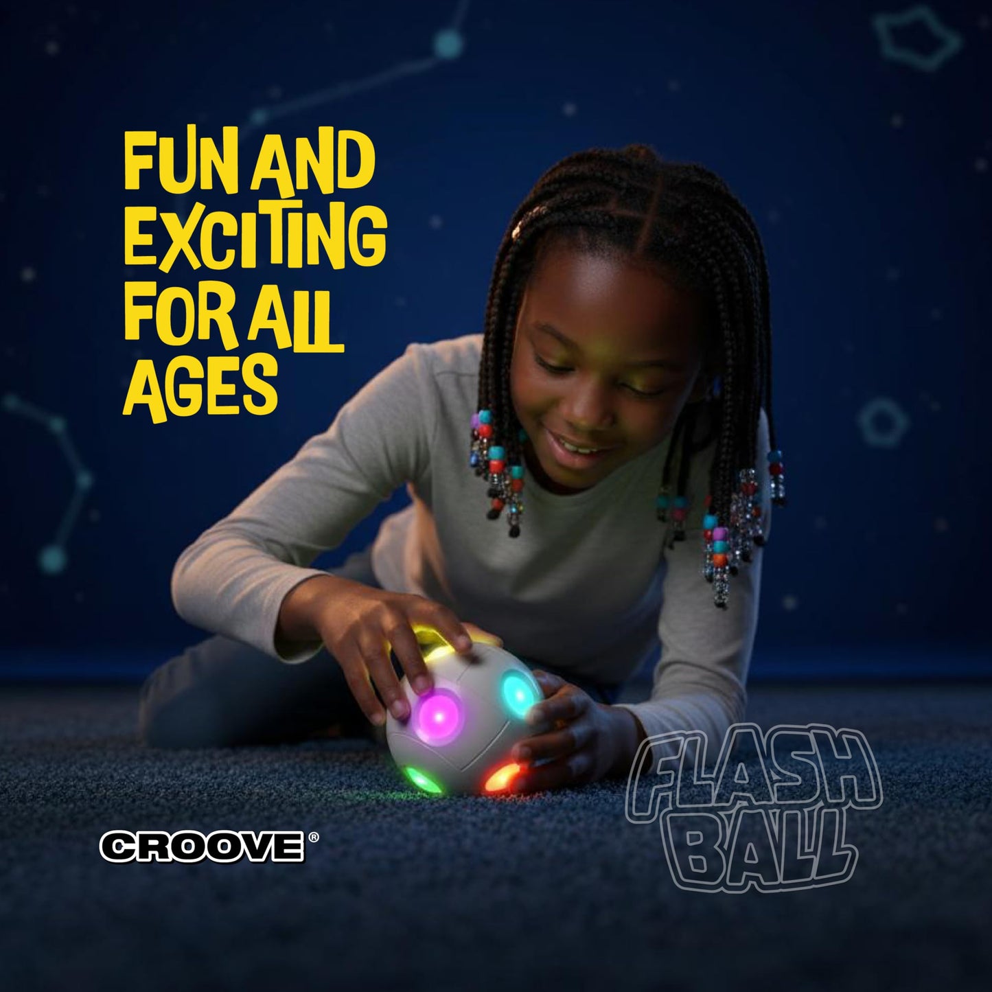 Handheld Light-Up Brain & Memory Action Ball - 6 Fun Fast-Paced Games for Kids - Rechargeable - Boys Toys Age 8-10 - Coolest Electronic Memory Game for Ages 7 8 9 10 11 12 13 - Easter Gifts for Kids