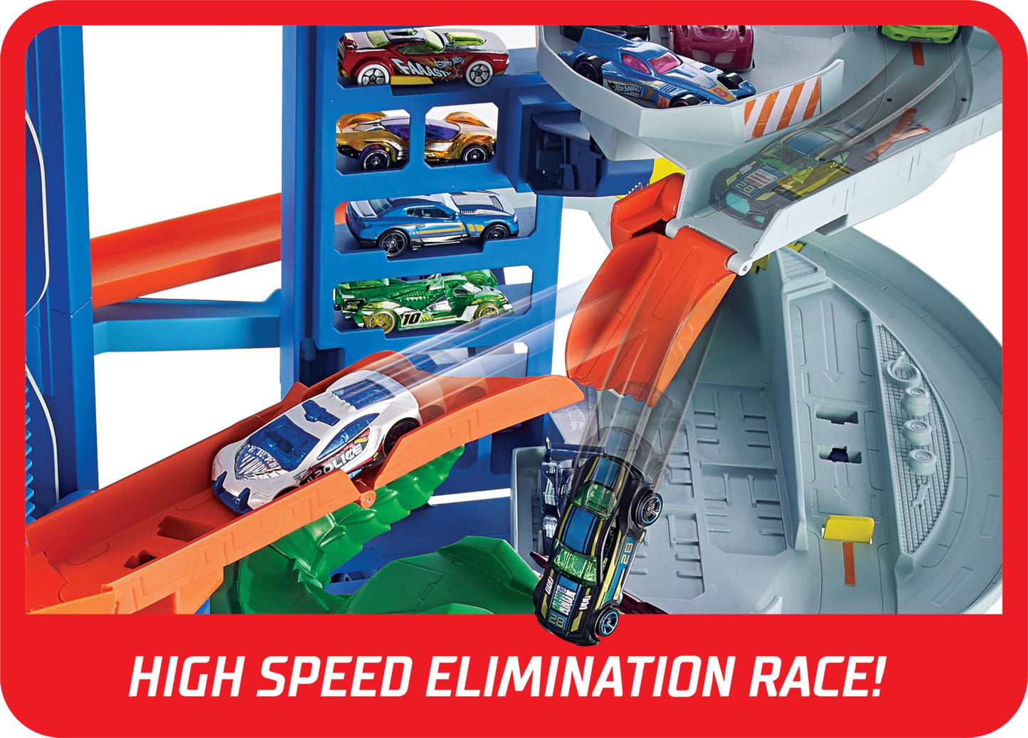 Hot Wheels City Robo T-Rex Ultimate Garage Multi-Level Multi-Play Mode Stores 100 Plus 1:64 Scale Cars Gift idea for Kids 3 and Older (Amazon Exclusive)