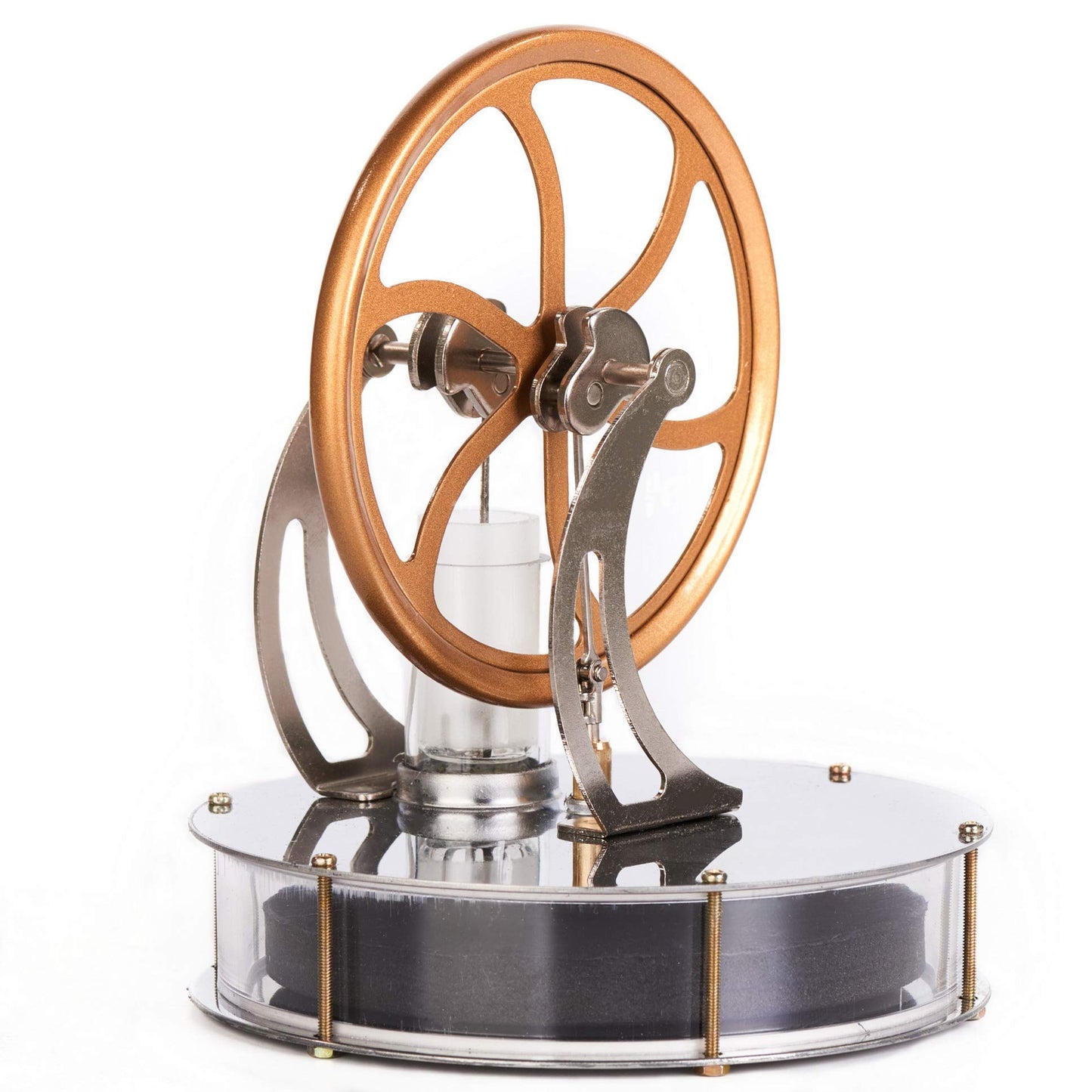 Sunnytech Low Temperature Stirling Mini Hot Air Educational Toy Kits LT001-HA001