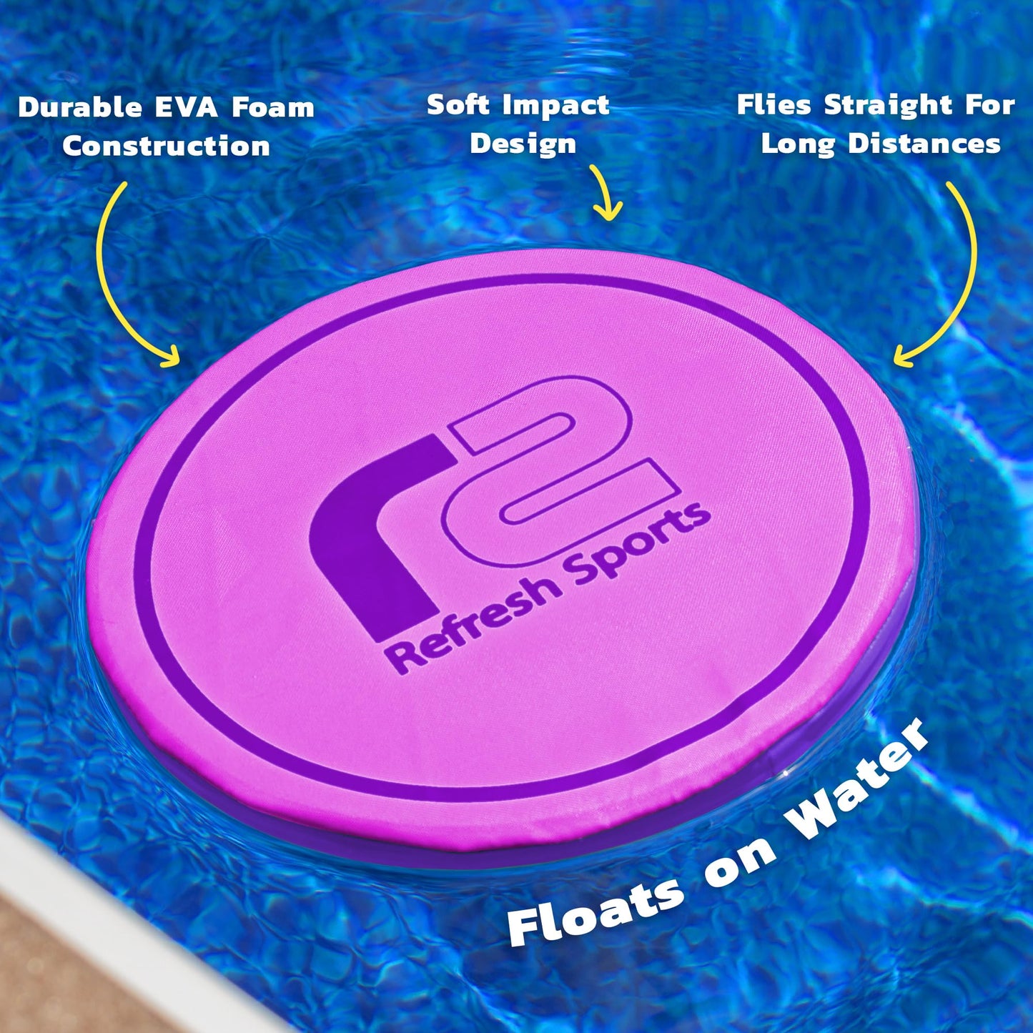 Soft Flying Disc for Kids - Best Girl Toys Age 4 & Up - Engaging Toy for 7 Year Old Girl Birthday Gifts - Summer Toys for Girls All Ages - Fun Sports Toy & Party Favors & Outdoor Toys Age 6-8
