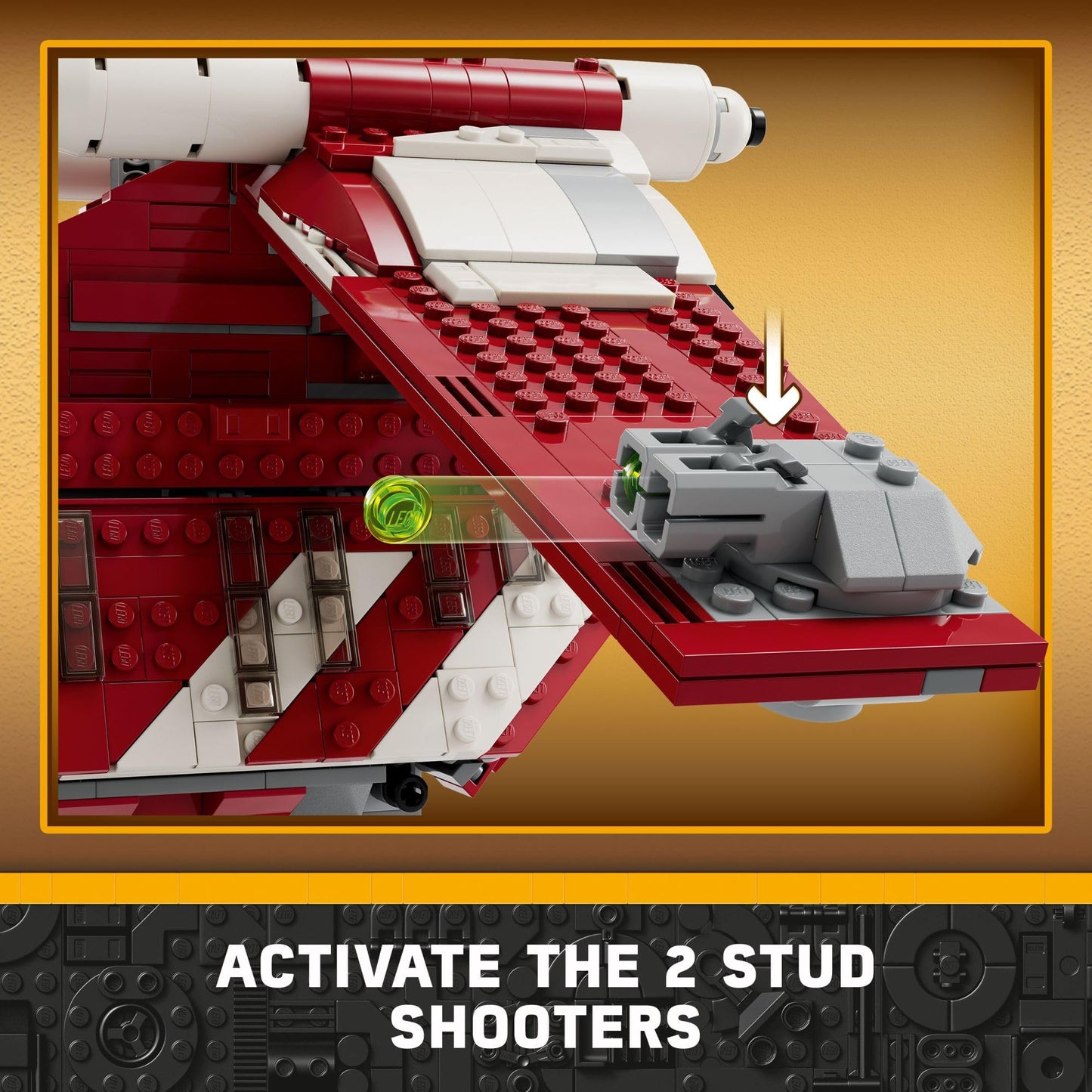 LEGO Star Wars: The Clone Wars Coruscant Guard Gunship - Buildable Star Wars Toy for 9 Year Olds - Gift Idea for Fans - Includes 3 Clone Trooper Minifigures - 75354