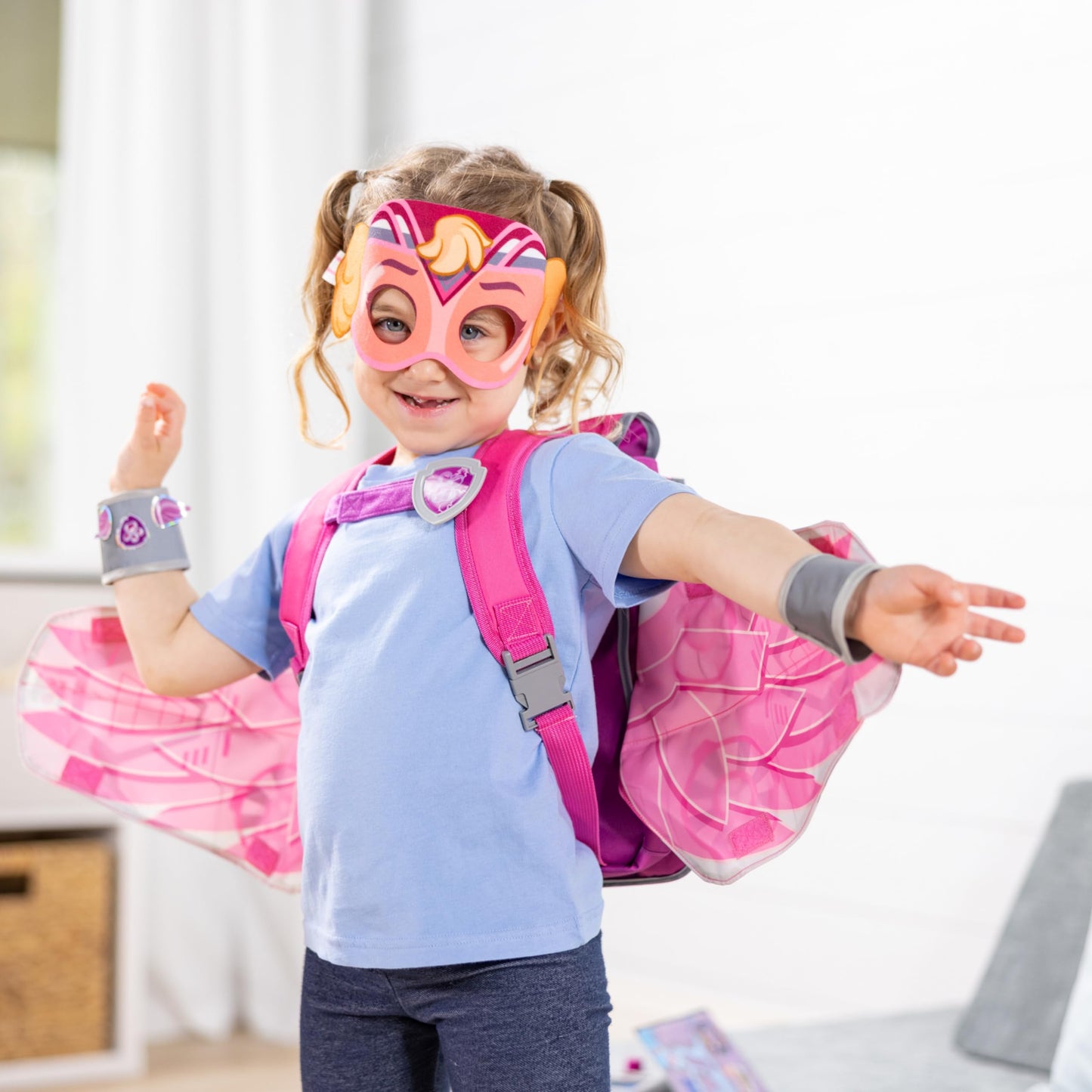 Melissa & Doug PAW Patrol™ The Mighty Movie Mighty Skye Role Play Pack with Wings for Toddlers and Kids Age 3+