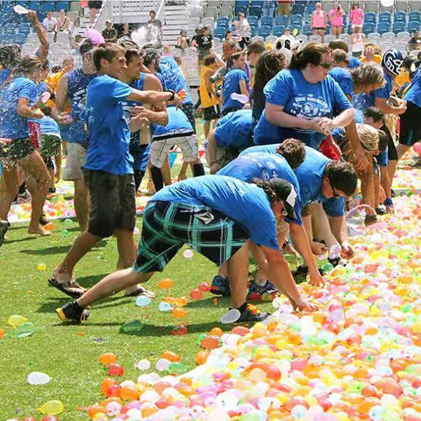 Water Balloons Quick Fill 1000 – Self-Sealing, Fills 100 in 60 Sec, Inflates to 3 Inches, No Pump Needed, for Summer Outdoor Party & Kids Water Fight, Bulk Latex Balloons (1000PCS) (1000pcs)