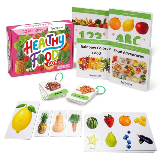 Preschool Learning Activities, Educational Books, Toddler Flashcards, Montessori Games, Picture Cards, Play Food For Toddlers 1-3, 1 year old girl gifts and toys, 2 year old girl birthday gift