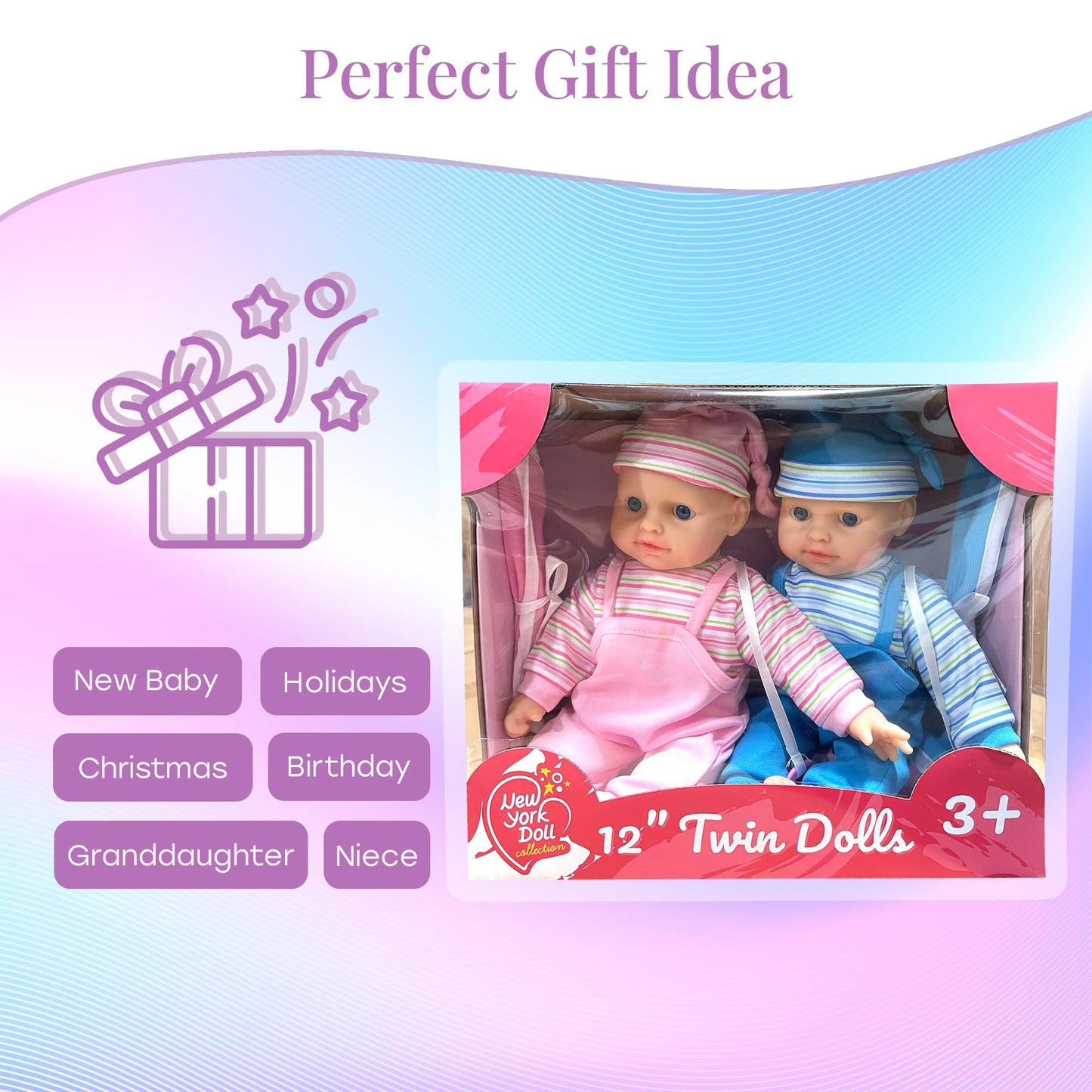 The New York Doll Collection Twin Dolls (Caucasian)