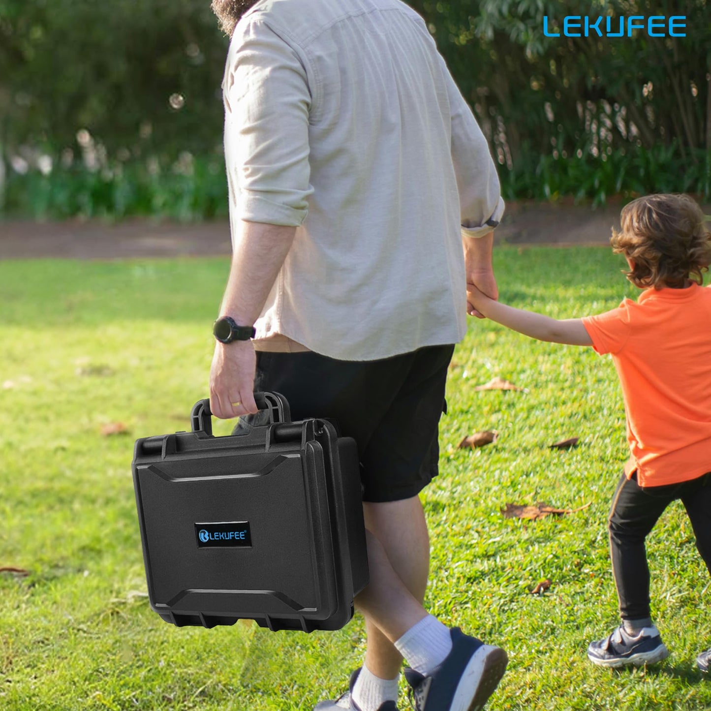 Lekufee Waterproof Hard Carrying Case for DJI Neo 2 Drone, Fly More Combo, DJI RC 2, RC N3, Goggles N3/3, RC Motion 3, and Accessories(Case Only)