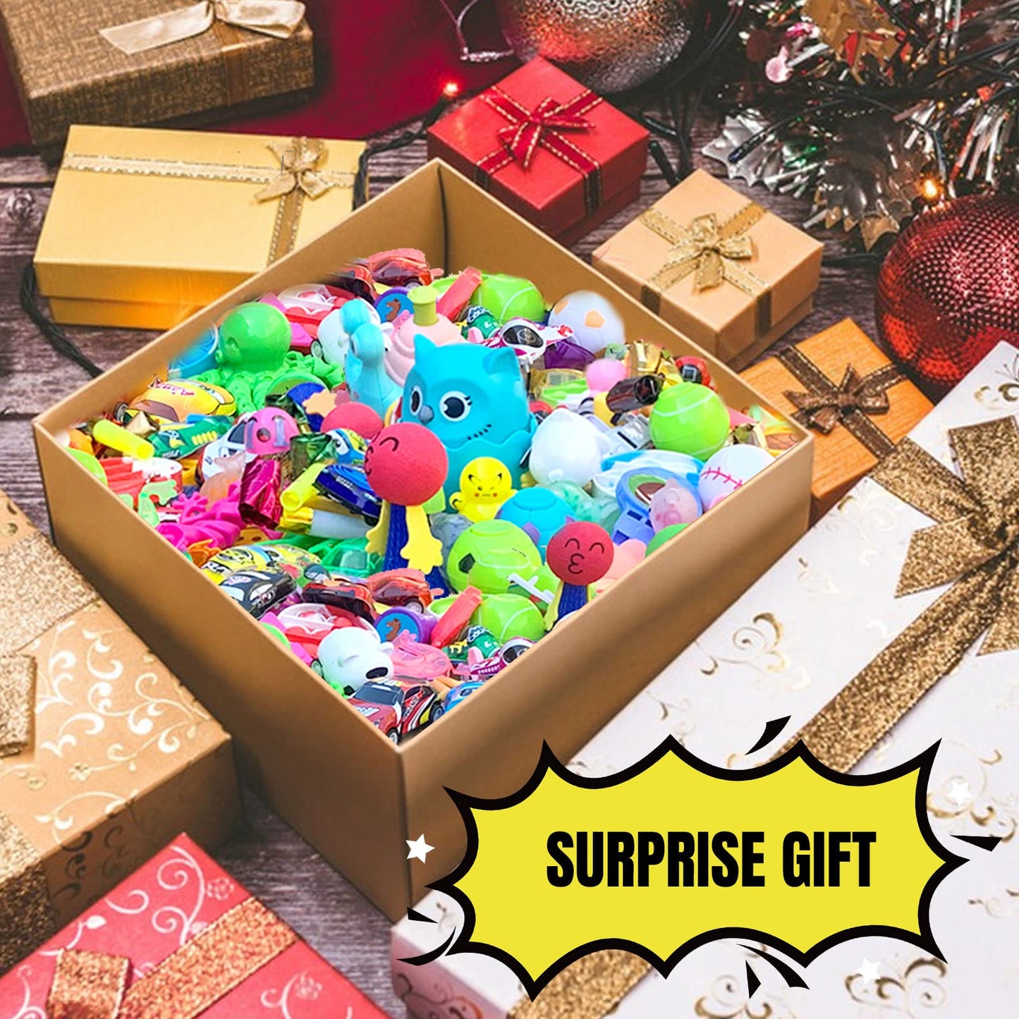 Party Favors for Kids, 64 Pcs Small Toys Prizes Bulk, Easter Basket Goodie Bag Stuffers, Pinata Egg Fillers, Treasure Box Toys for Classroom, Prize Box Birthday Gift Bag Student Rewards