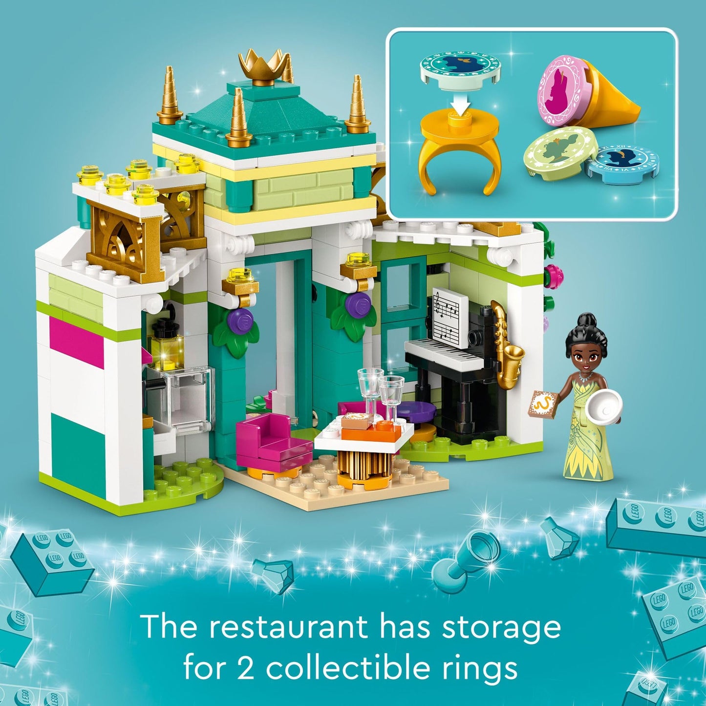 LEGO Disney Princess Market Adventure Building Toy Set - Pretend Play Disney Toy Figures & Playsets for Girls & Boys, Ages 6+ - Gifts for Kids, Birthdays, Events - 43246