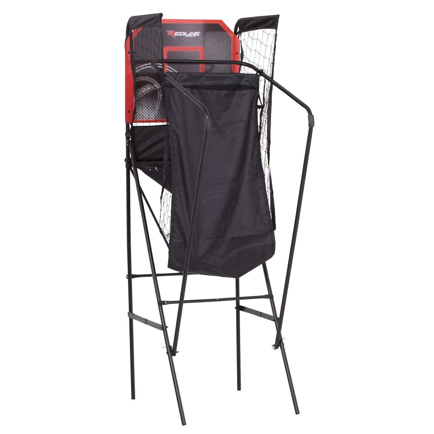 Redline Alley-Oop Single Basketball Shootout with Quick Connect Easy-to-Assemble Frame and Compact Fold-up Design for Easy Storage 26 pounds