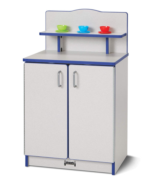 Jonti-Craft Rainbow Accents 2407JCWW005 Culinary Creations Kitchen Cupboard, Teal