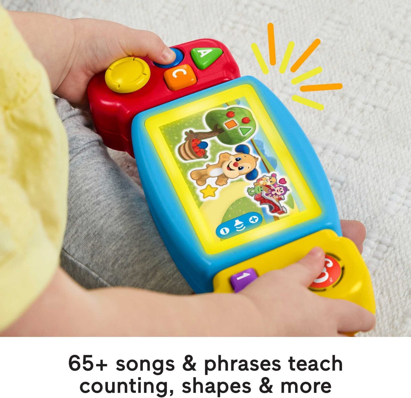 Fisher-Price Baby & Toddler Toy Laugh & Learn Gamer, Electronic Musical Learning Activity for Pretend Play Infants Ages 9+ Months