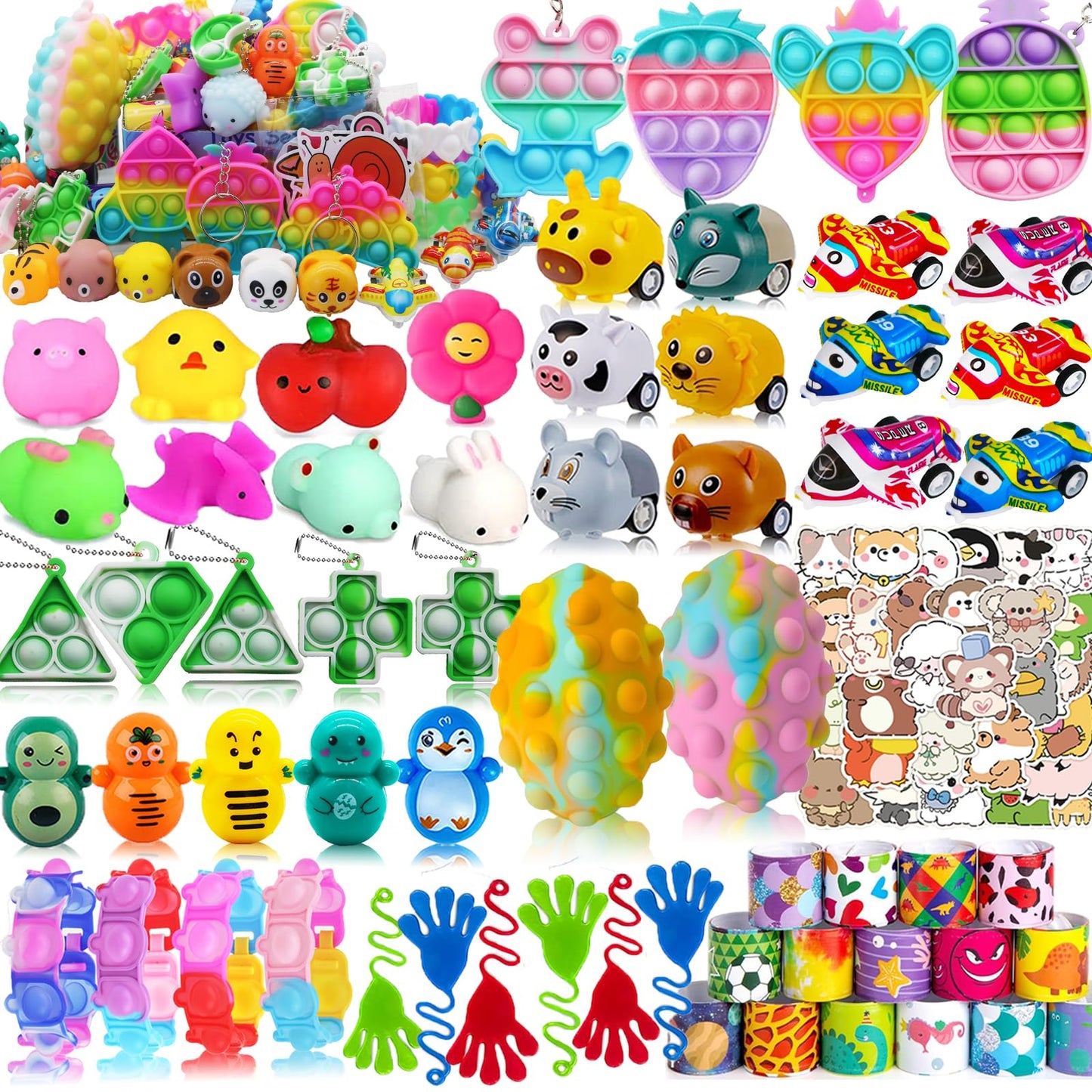 Taulaap 134 Pack Party Favors for Kids 3-5 4-8-12, Treasure Box Toys for Classroom Prizes, Pinata Filler, Goodie Bag Stuffers, Treasure Chest Carnival Prizes Bulk Toys Easter Egg Fillers
