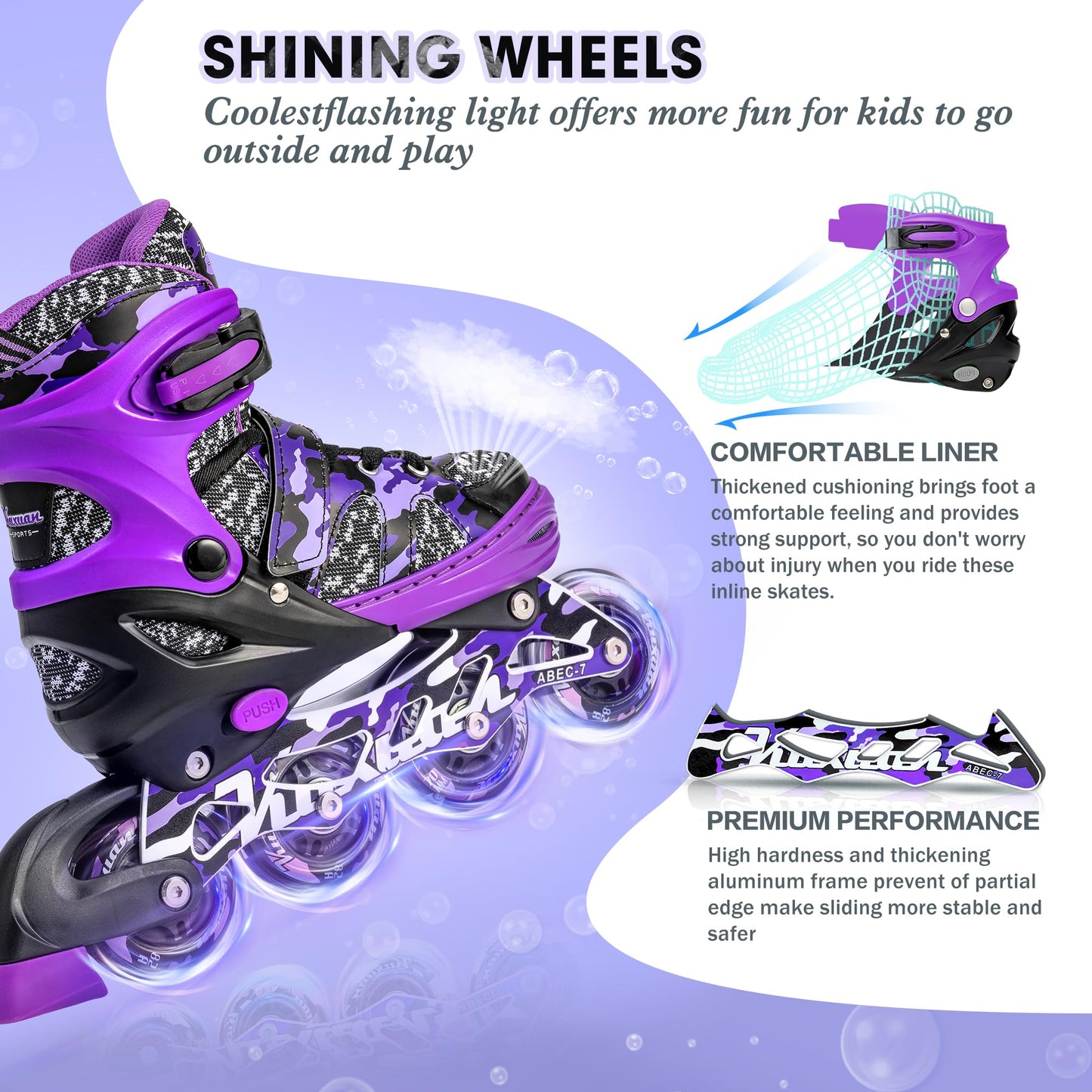 Kuxuan skates OundarM Flowers Bouquet Building Blocks Kit, DIY Artificial Flowers Building Toys for Adults, Home Decor Accessories, Compatible with Lego (679 Pieces),Purple,Medium(Kids 13-3 US)