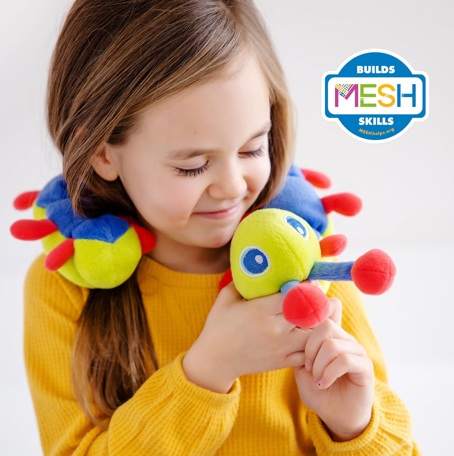 Calm Caterpillar Calmee The Caterpillar Bloomie Kit with Flutter The Dragonfly – Weighted Sensory Plush Toy Bundle for Kids, Mindfulness, Breathing & Emotional Regulation Support, Classroom or Home