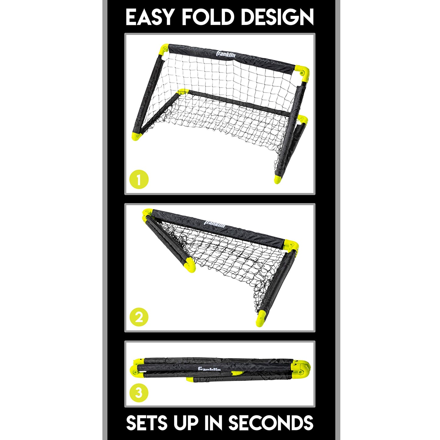 Franklin Sports MLS Insta-Set Soccer Set