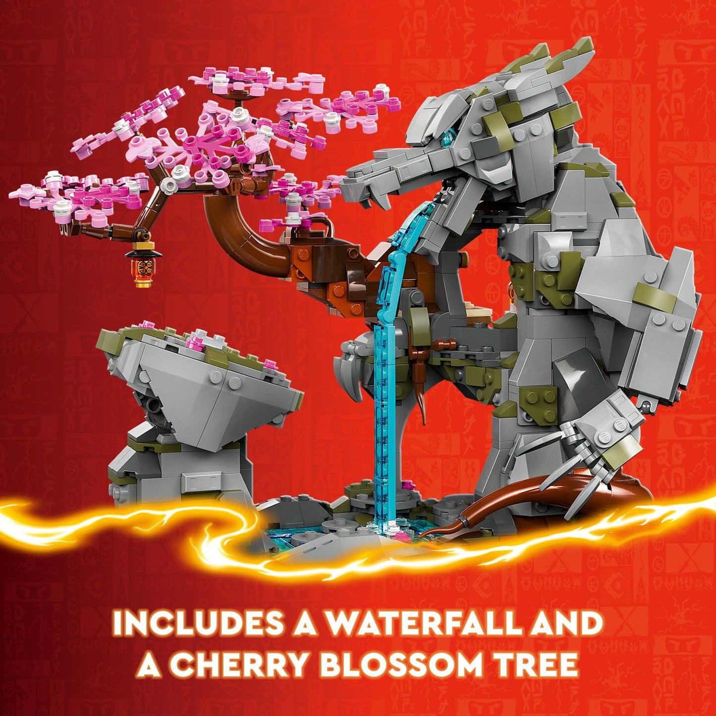 LEGO NINJAGO Dragon Stone Shrine - Build and Display Ninja Toy with 6 Action Figures - Advanced Building Set for Boys and Girls Ages 13+ - Gift Idea for Christmas - 71819