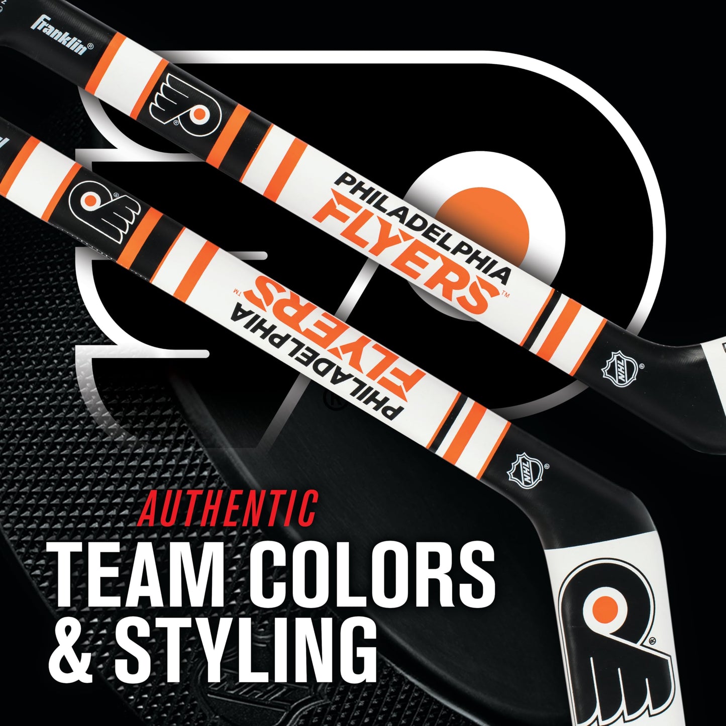 Franklin Sports NHL Philadelphia Flyers Softsport Hockey Set, Youth One Size