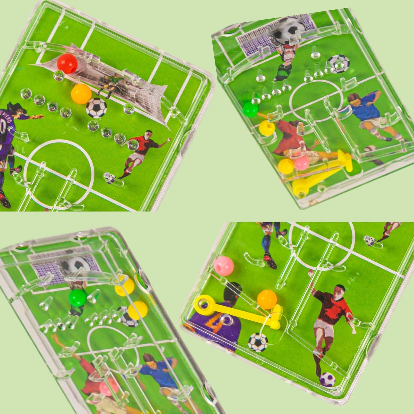 natalieenati 48Pcs Football Pinball Game and Maze Puzzles 2 In1-Soccer Party Favors for Kids-Carnival Prizes-Treasure Box-Classroom Prizes-Return Gifts for Kids Birthday Party-School Gifts
