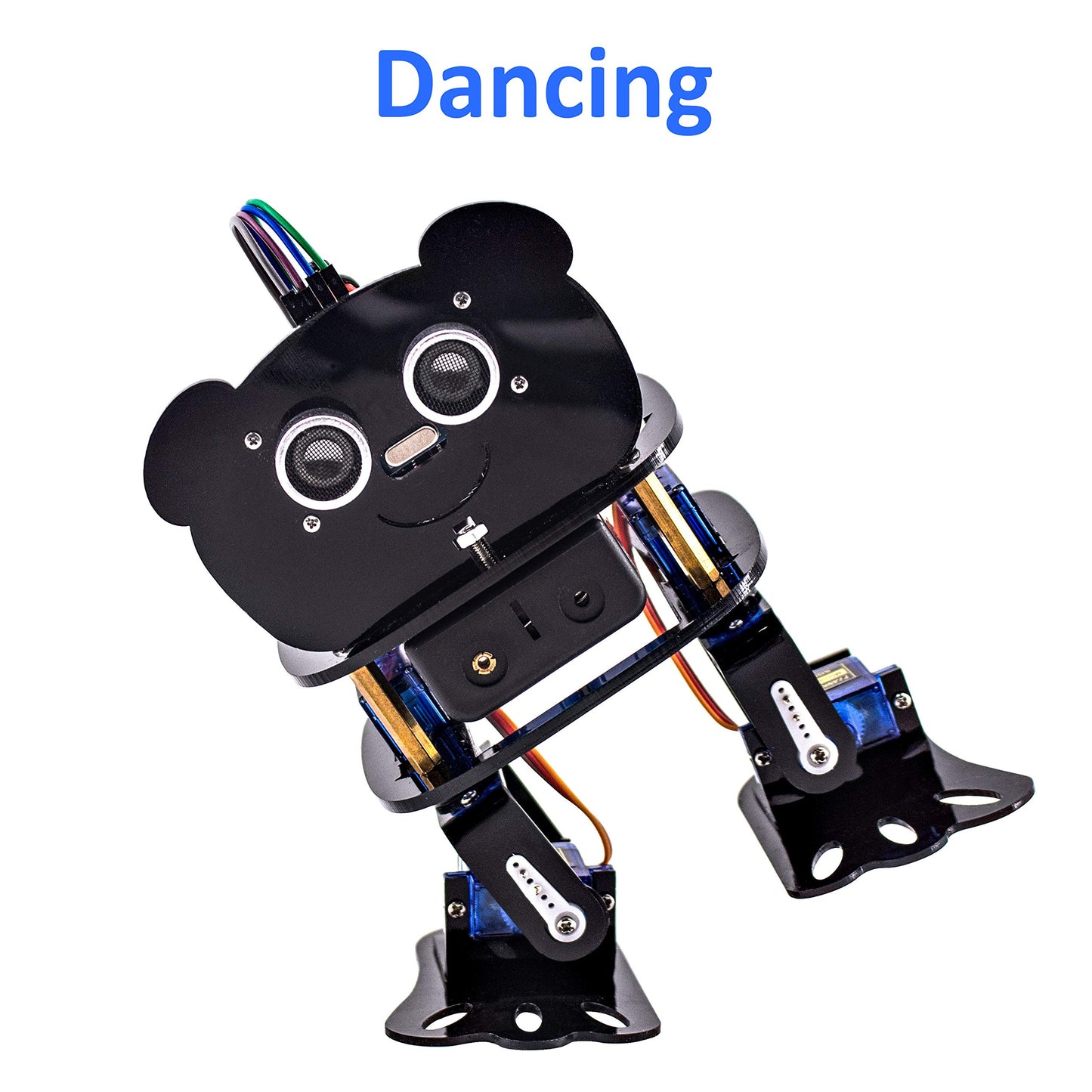 LAFVIN DIY 4-DOF Panda Robot Kit Programmable Dancing Robot Kit Support Android APP Control Compatible with Arduino IDE