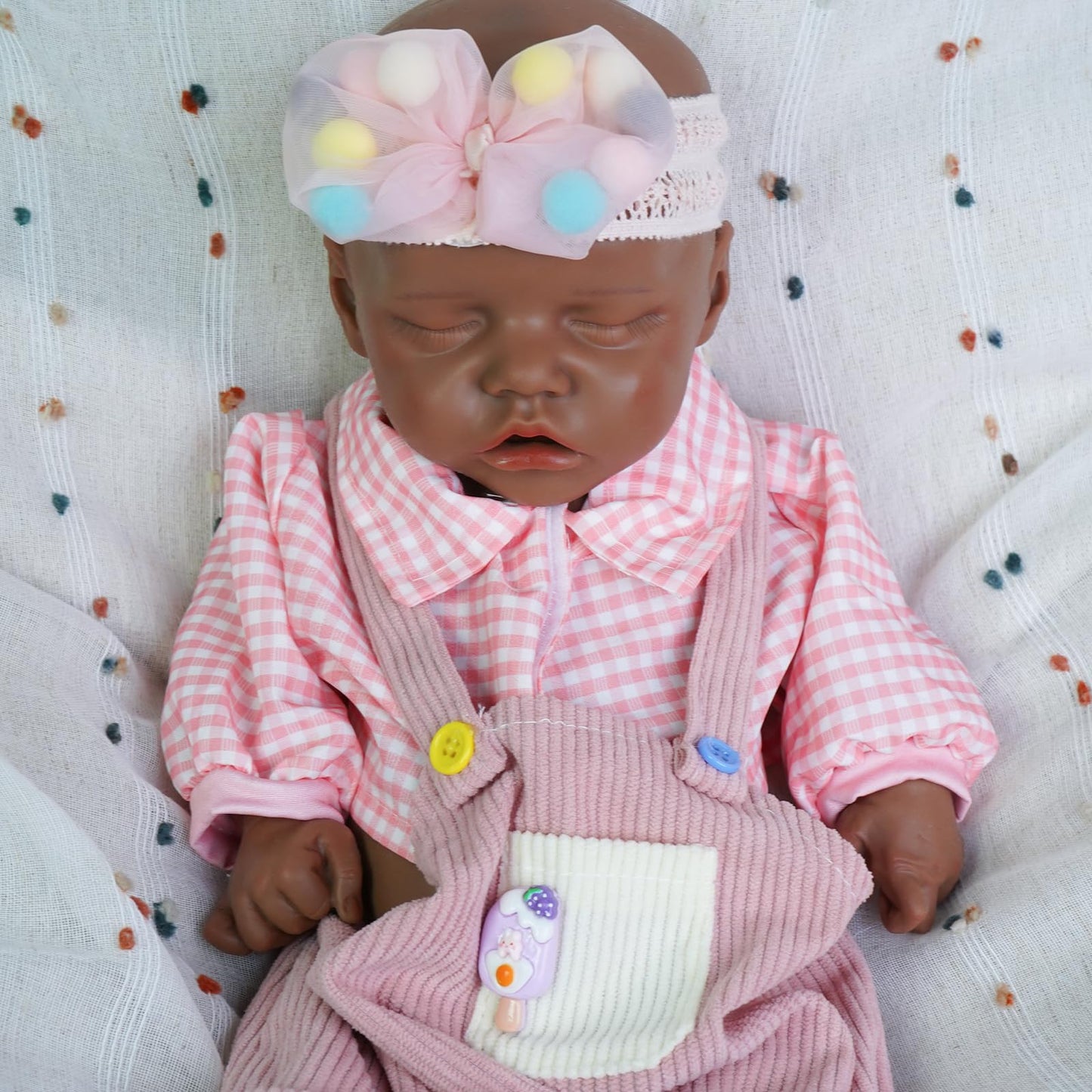 Maletofe Realistic Reborn Baby Doll, 16.5 Inch Silicone Baby Doll Girl, Full Body for Boys and Girls, Clothing Accessories Included, Kids Gift Set (Dann - Tan)