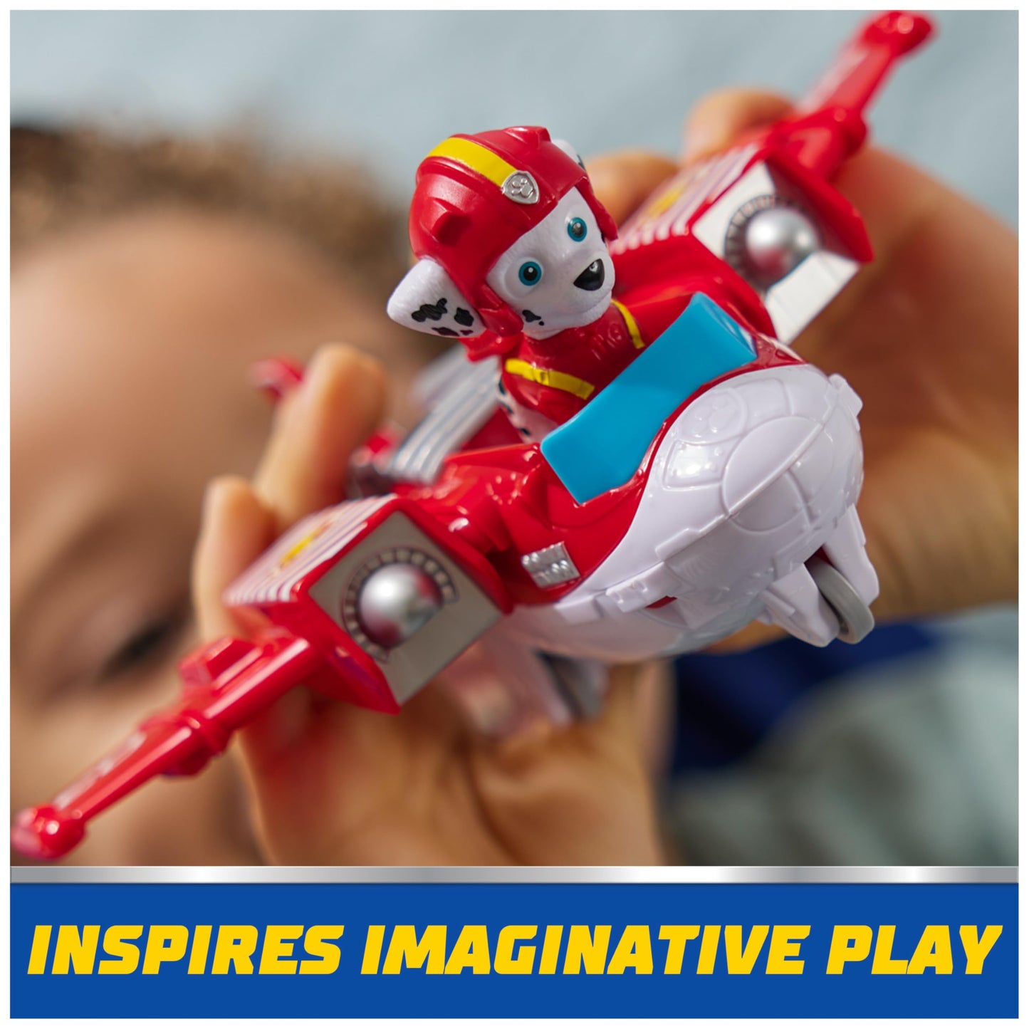 Paw Patrol: Air Rescue Marshall Action Figure & Hero Hydro Airplane Toy with Projectile Launcher & 2 Projectiles, Kids Toys for Boys & Girls Ages 3+