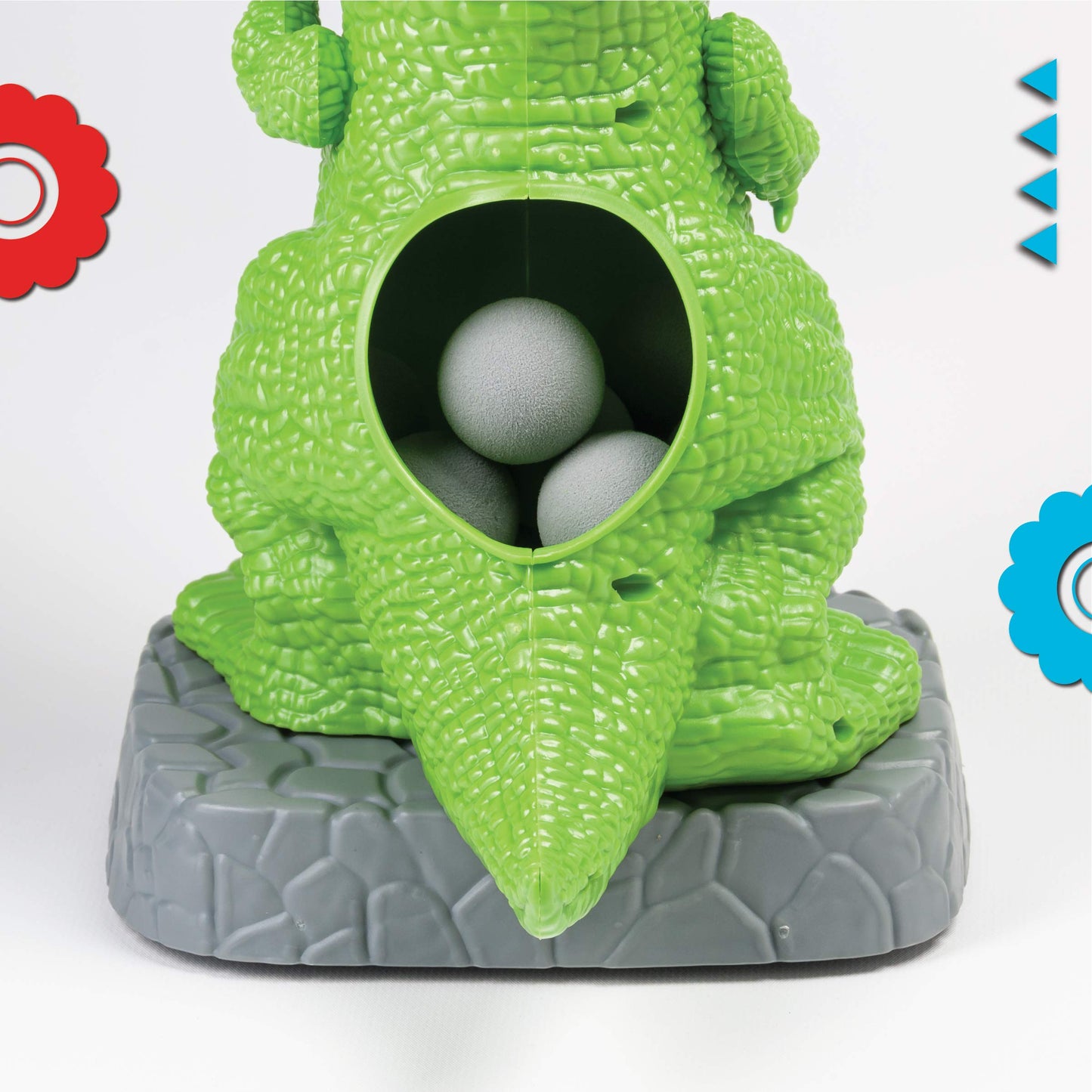 Discovery Hungry T-Rex Feeding Game, Carnival Style Shooting Target Competition for Kids, 8 Indoor Safe Foam Balls with Air Launcher, Electronic LCD Screen with Lever Tongue, Great for Ages 6 & Up