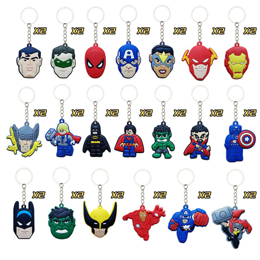 Guoiondw 40 Children's-Themed Party Favor Keychains, Stuffed Toys, Christmas Gifts, Holiday Accessories, Perfect for Kids' Birthday School Carnival Rewards, Classroom Easter Gifts Valentine's Day