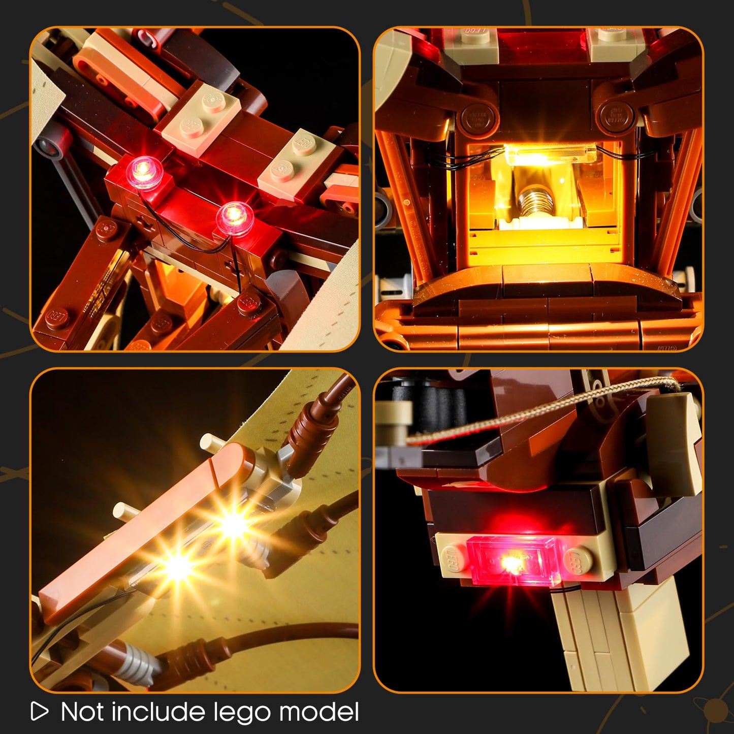 LIGHTAILING Light for Lego-10363 Leonardo da Vinci's Flying-Machine - Led Lighting Kit Compatible with Lego Building Blocks Model - NOT Included The Model Set