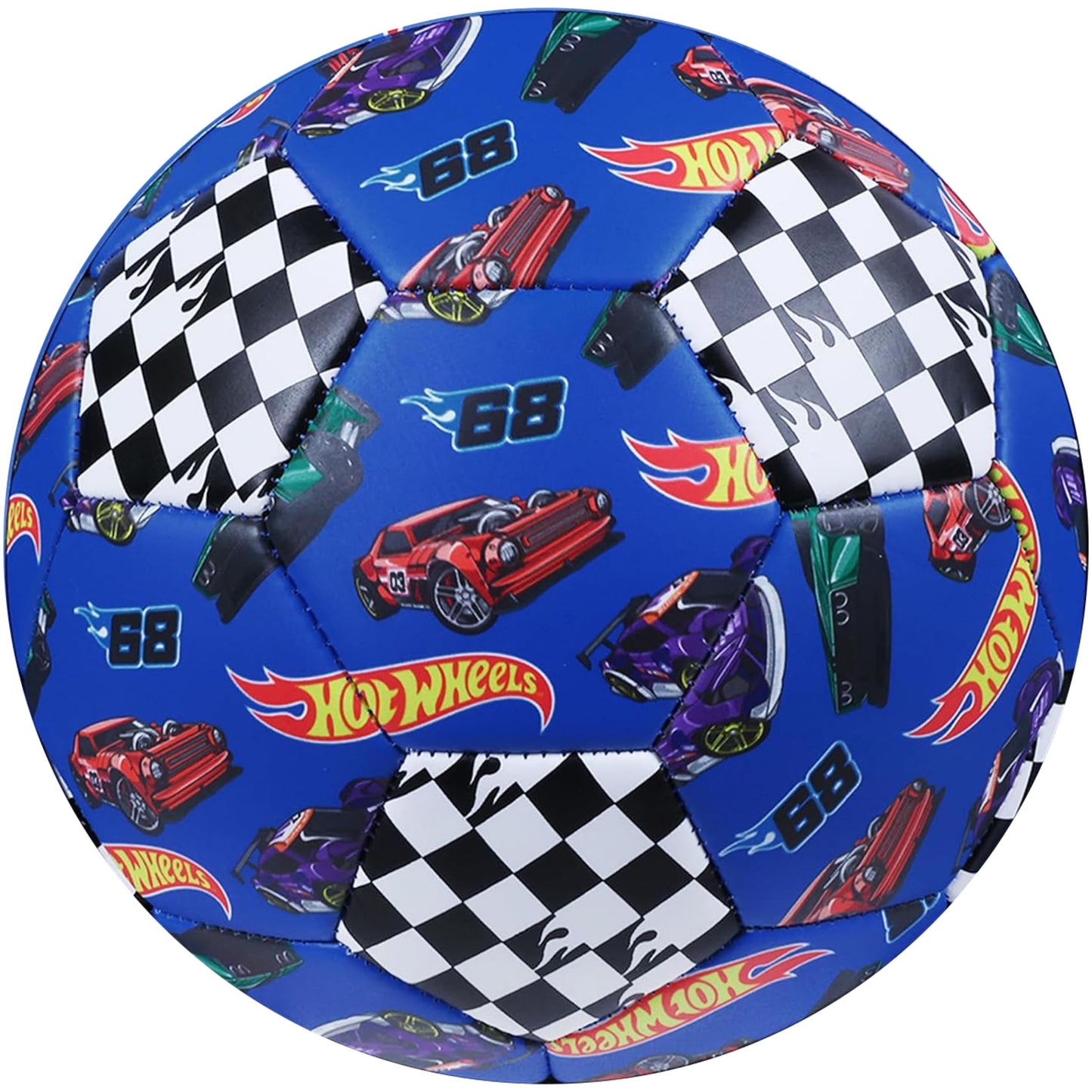 Capelli Sport Hot Wheels Size 5 Soccer Ball, Finish Line Youth Kids Futbol, Black,