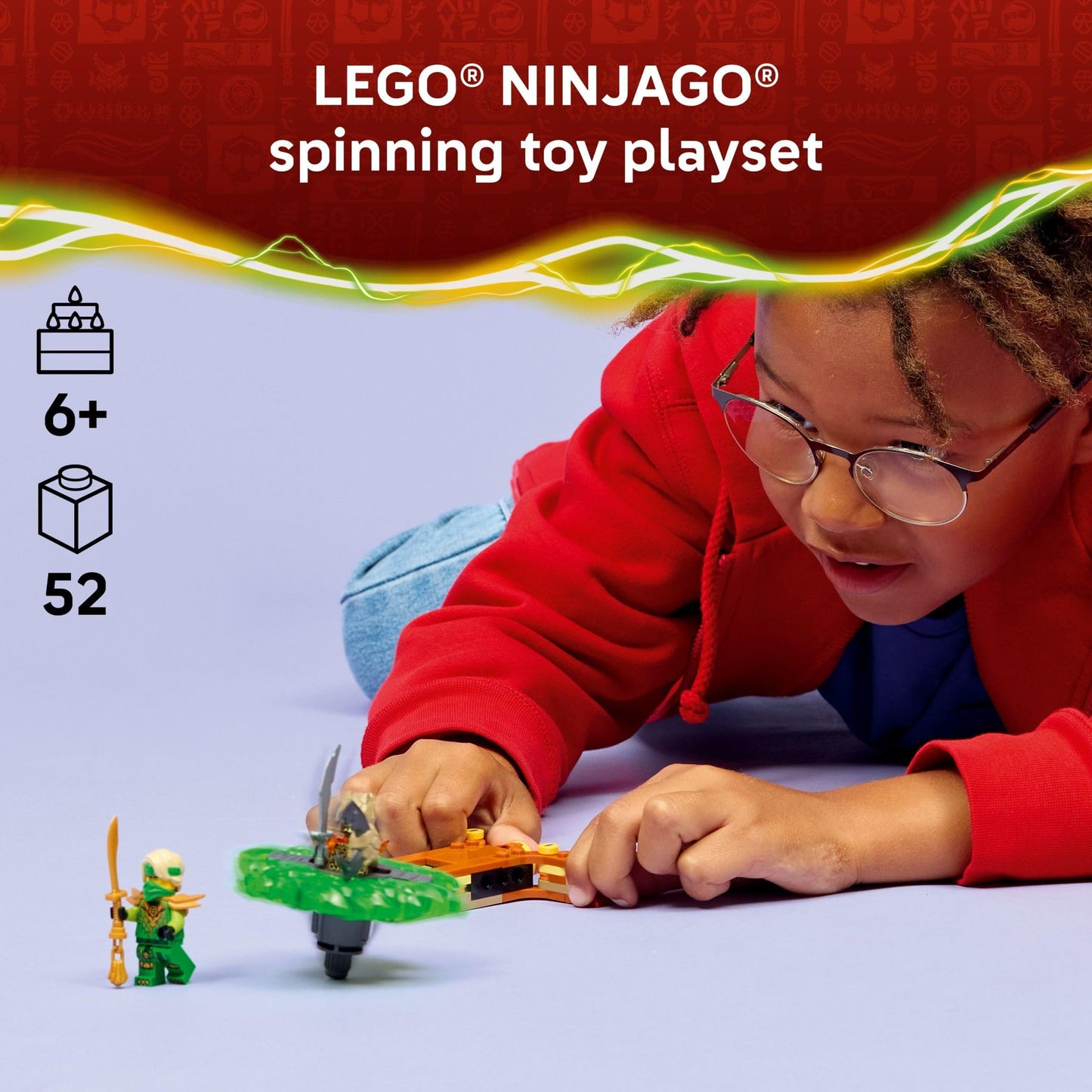 LEGO NINJAGO Loyd vs. Earth Monster Spinner Building Toy for Boys & Girls - Ninja Toy Figures & Playset for Kids, Ages 6+ - Includes 2 Minifigures for Pretend Play - Gift Idea for Birthdays - 71850