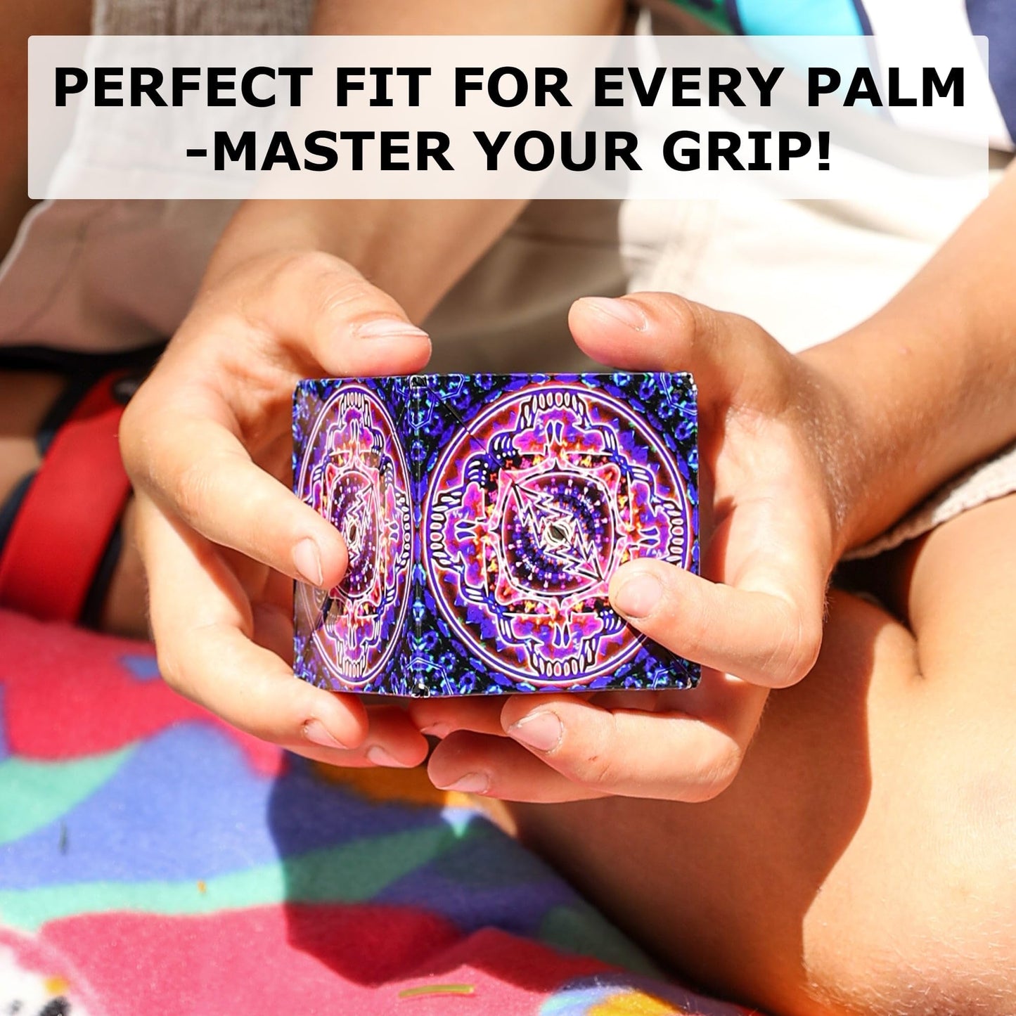 Shashibo Shape Shifting Box - Award-Winning STEM Fidget Toy with Ultra Strong Magnets - Puzzle Cube Transforms Into 100+ Shapes, Perfect Sensory Gift for Kids, Teens, and Adults (Blue Planet)