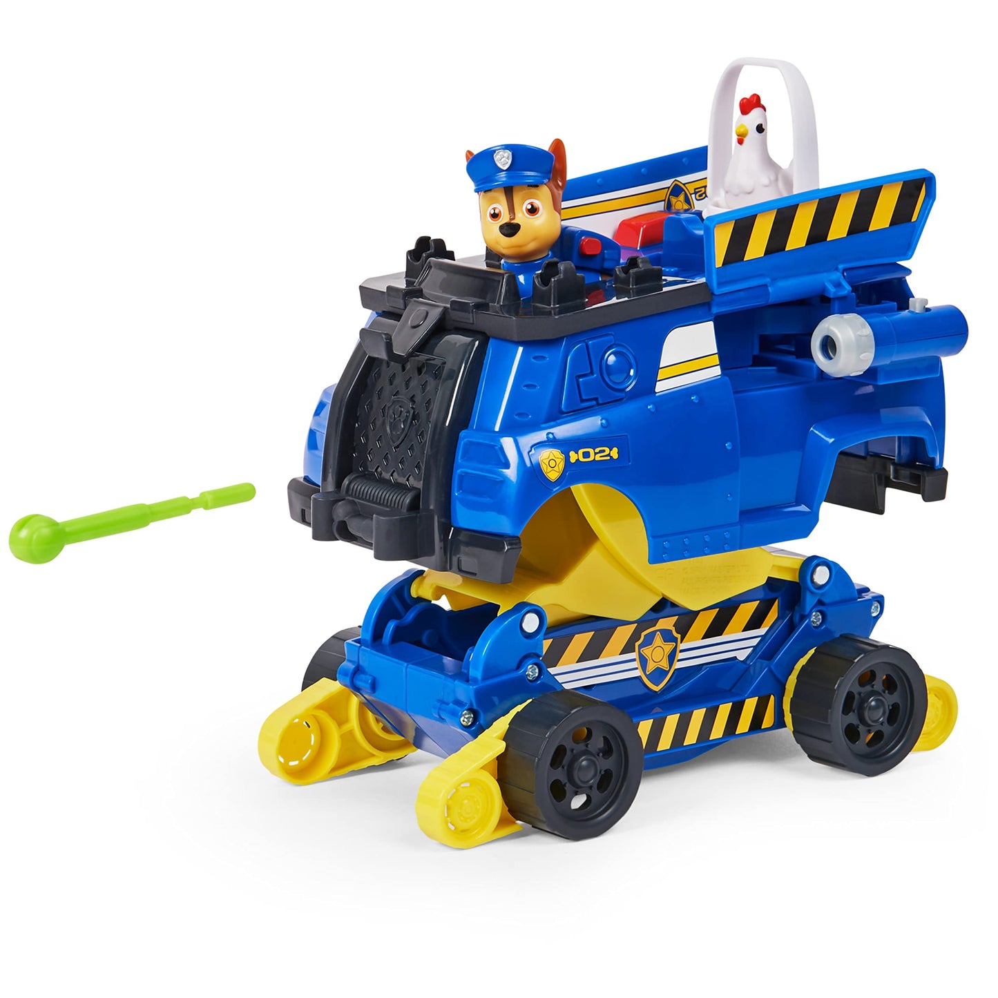 PAW Patrol Chase Rise and Rescue Transforming Toy Car with Action Figures and Accessories, Kids’ Toys for Ages 3 and up