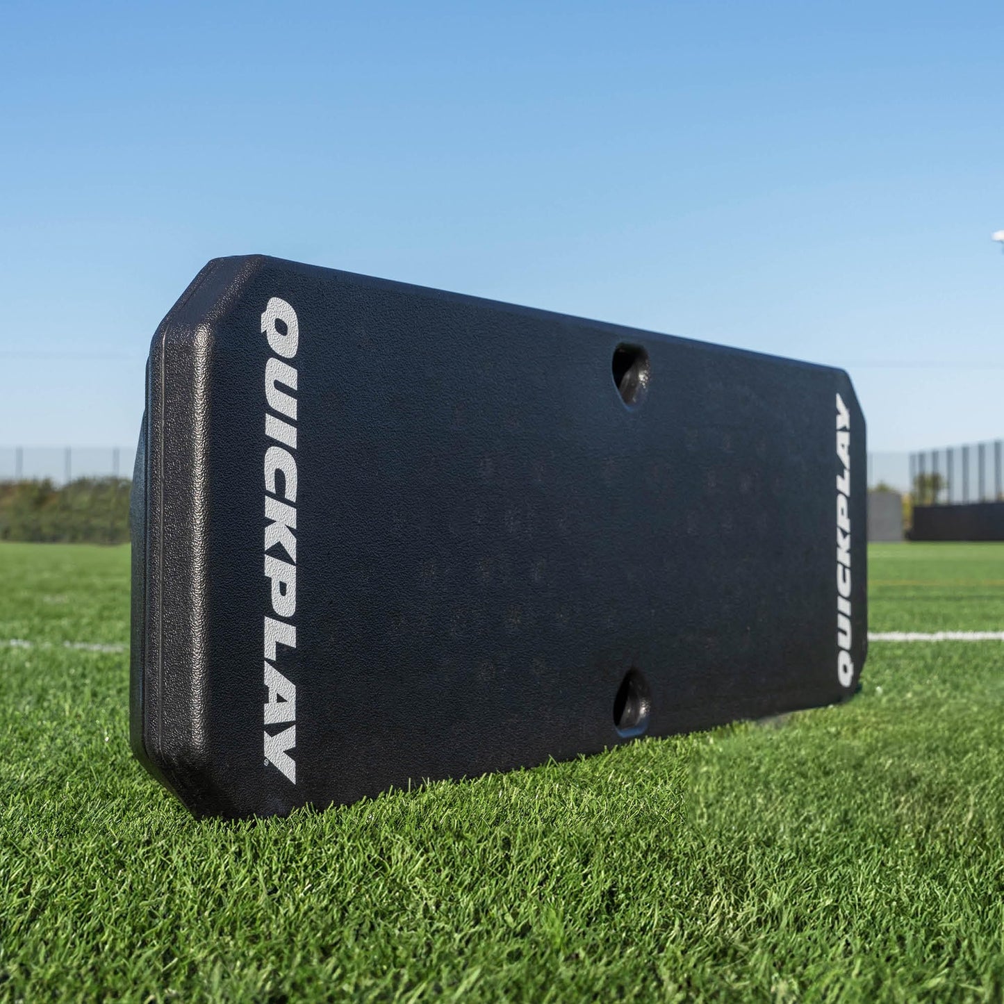 QUICKPLAY Replay Boombox Soccer Rebound Board - Portable Dual Surface Rebounder with Adjustable Angle - Soccer Training Equipment for Control, Passing Practice