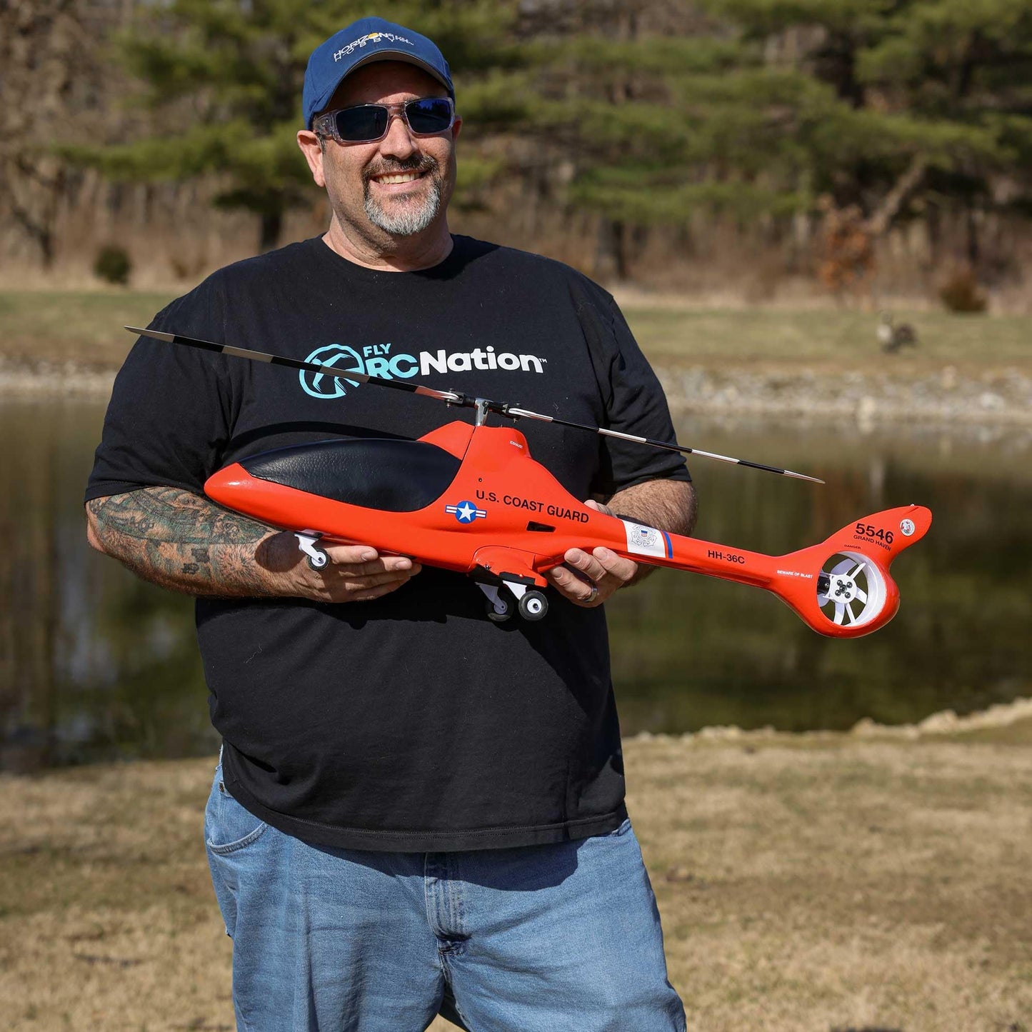 Blade RC Helicopter Eclipse 360 Coast Guard BNF Basic (Transmitter, Battery and Charger Not Included), BLH01250B