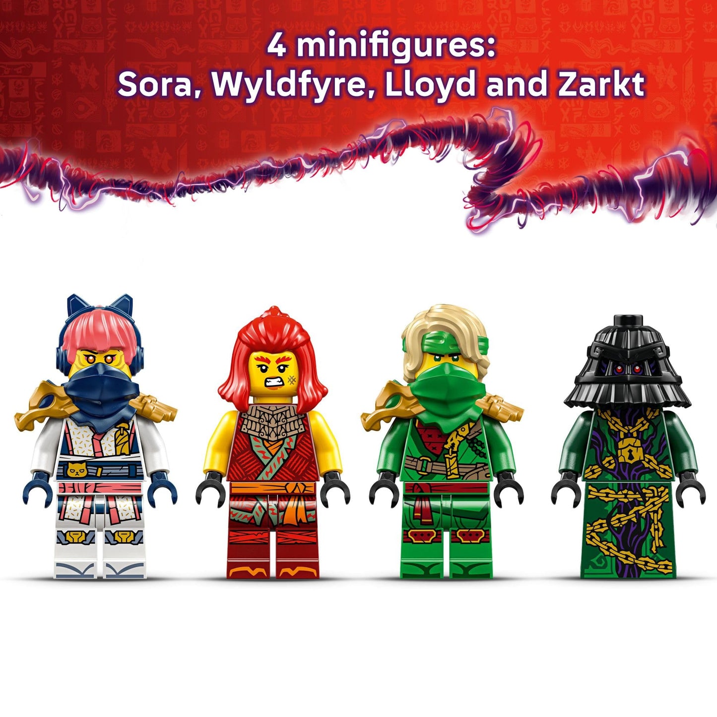 LEGO NINJAGO Rontu The Master Dragon Building Toy - Dragons Rising Model Building Kit for Boys & Girls, Ages 7+ - Kids Toy W/ 4 Ninja Minifigures & Dragon Figurine - Gift Idea for Birthdays - 71842