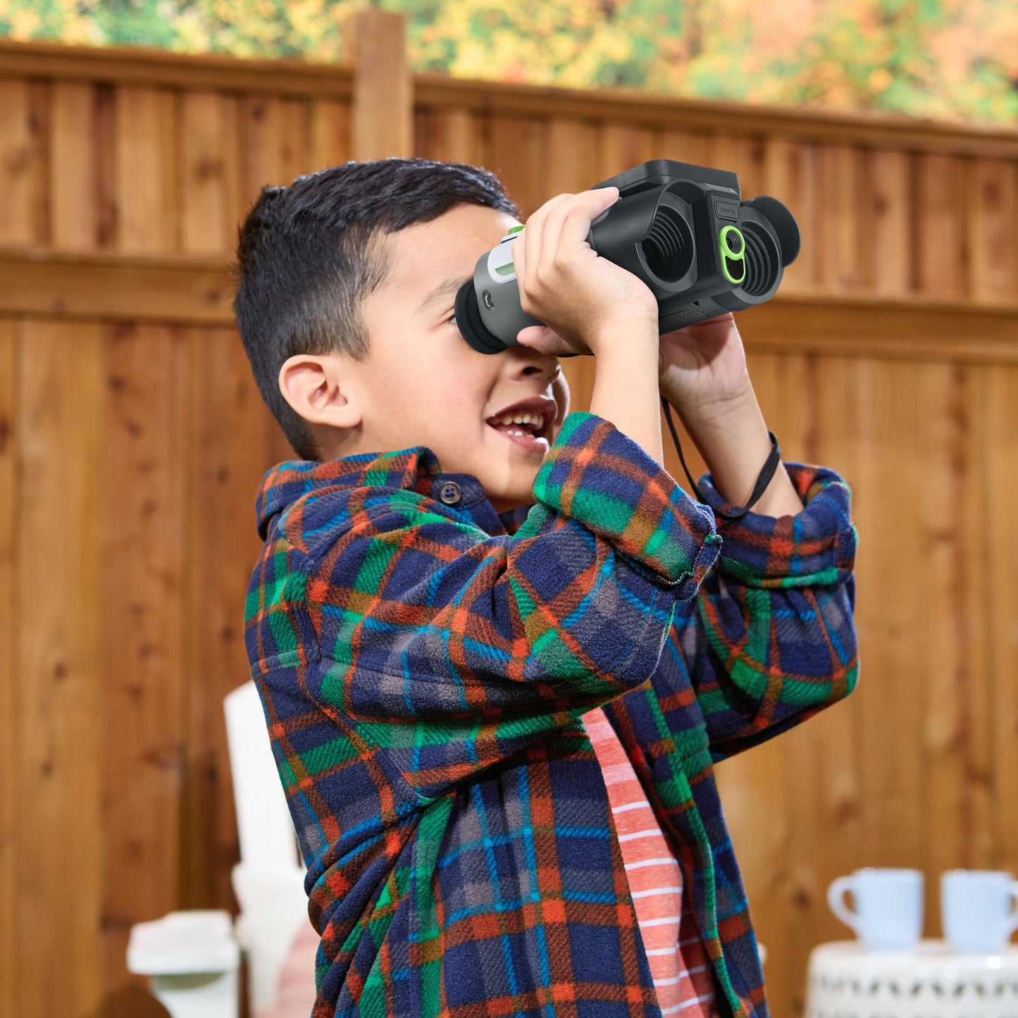 LeapFrog Magic Adventures Binoculars with Screen Capture, Night Vision for Kids Ages 4 and up, White
