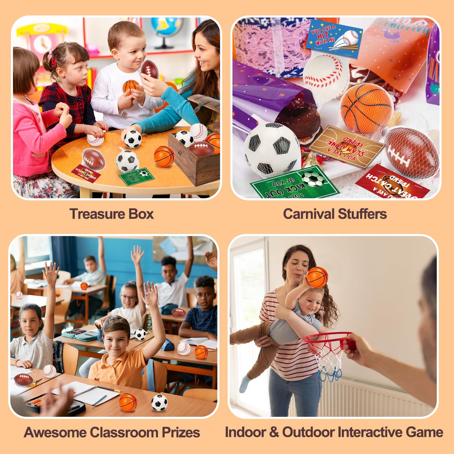 Thremhoo Balls Party Favors for Kids Bouncy Balls Goodie Bag Stuffers