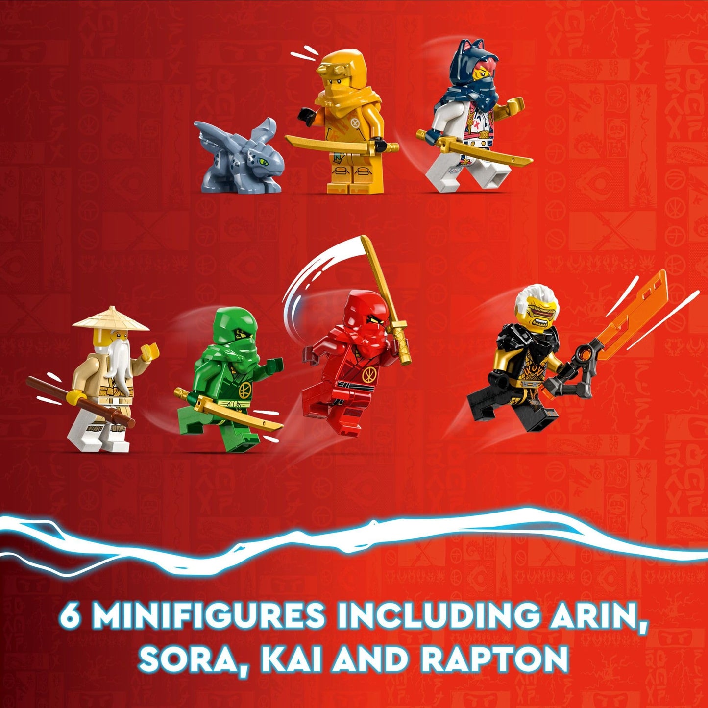 LEGO NINJAGO Destiny’s Bounty – Race Against Time 71797 Building Toy Features a Ninja Airship, 2 Dragons and 6 Minifigures, Gift for Boys and Girls Ages 9+ Who Love Ninjas and Dragons