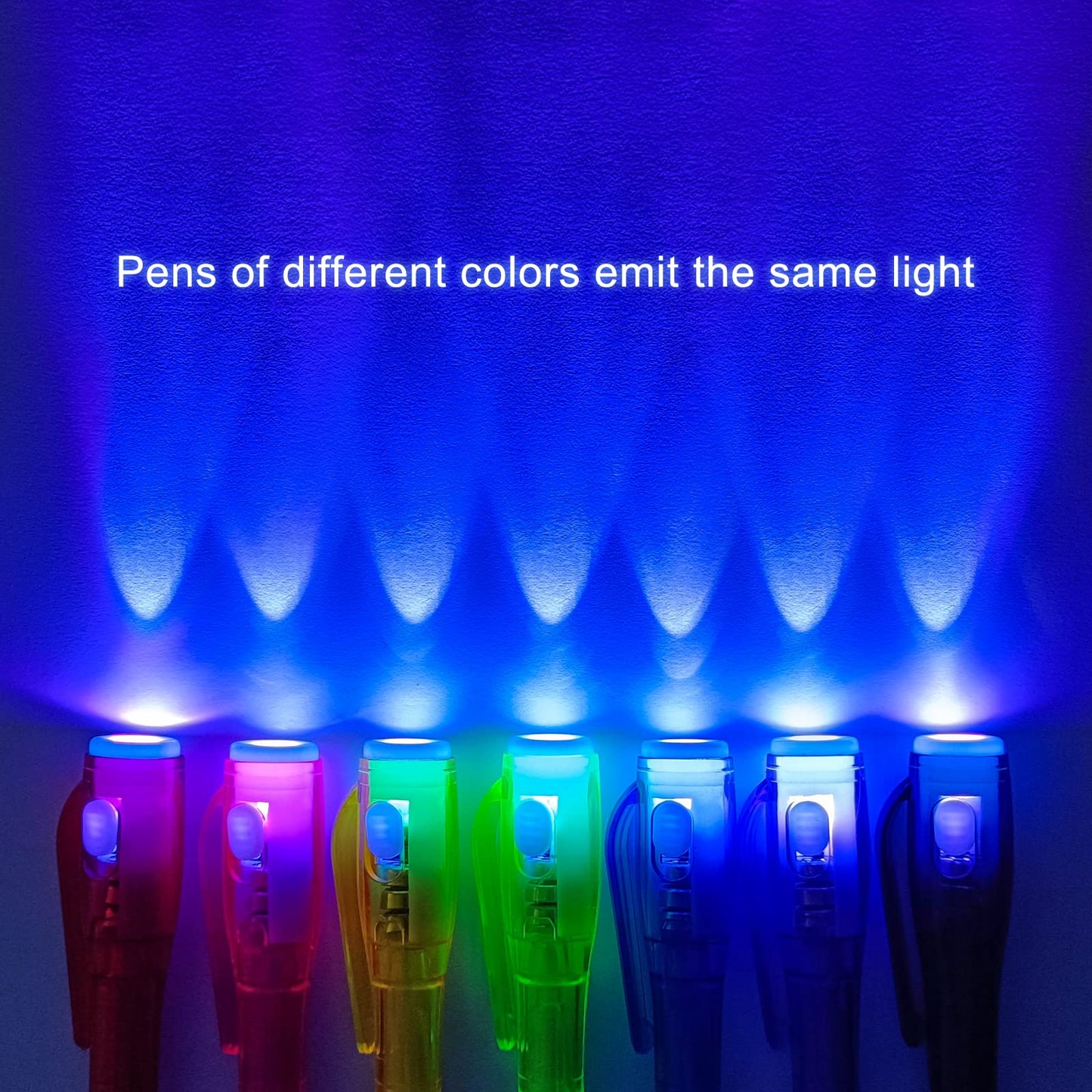 EODVICS 28 Pack Bulk Invisible Ink Spy Pen with UV Light, Magic Marker for Secret Messages, Classroom Prizes Goodie Bag Stuffers Birthday Party Favors for Kids Ages 3+