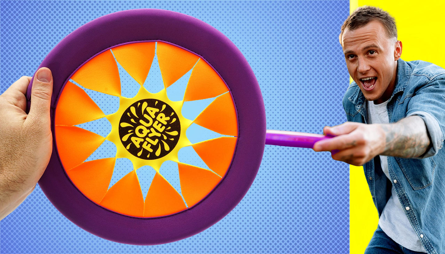 JA-RU Soft & Safe Frisbee Throwing Disc Splash Fun Aqua Flyer 12" (1 Disc Assorted) Flying Discs for Kids & Adult Girl & Boy Toys. Fidget Party Favors Outdoor Family Game Easy & Professional. 1031-1